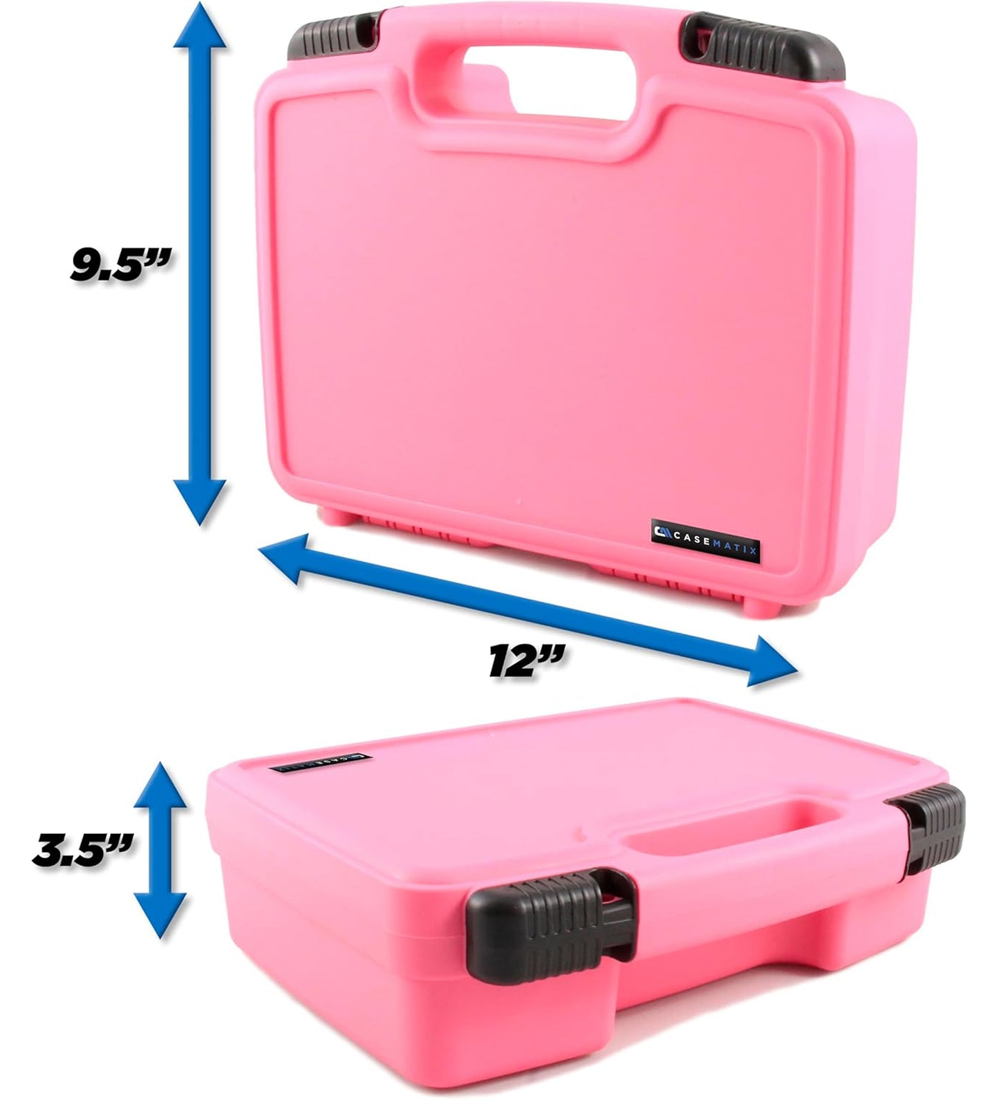 Rock Collection Travel Case - 30 Slot Rock Collection Box with Two Pre-Cut Foam Trays, Protective Crystal Storage Travel Case with Customizable Foam Section!