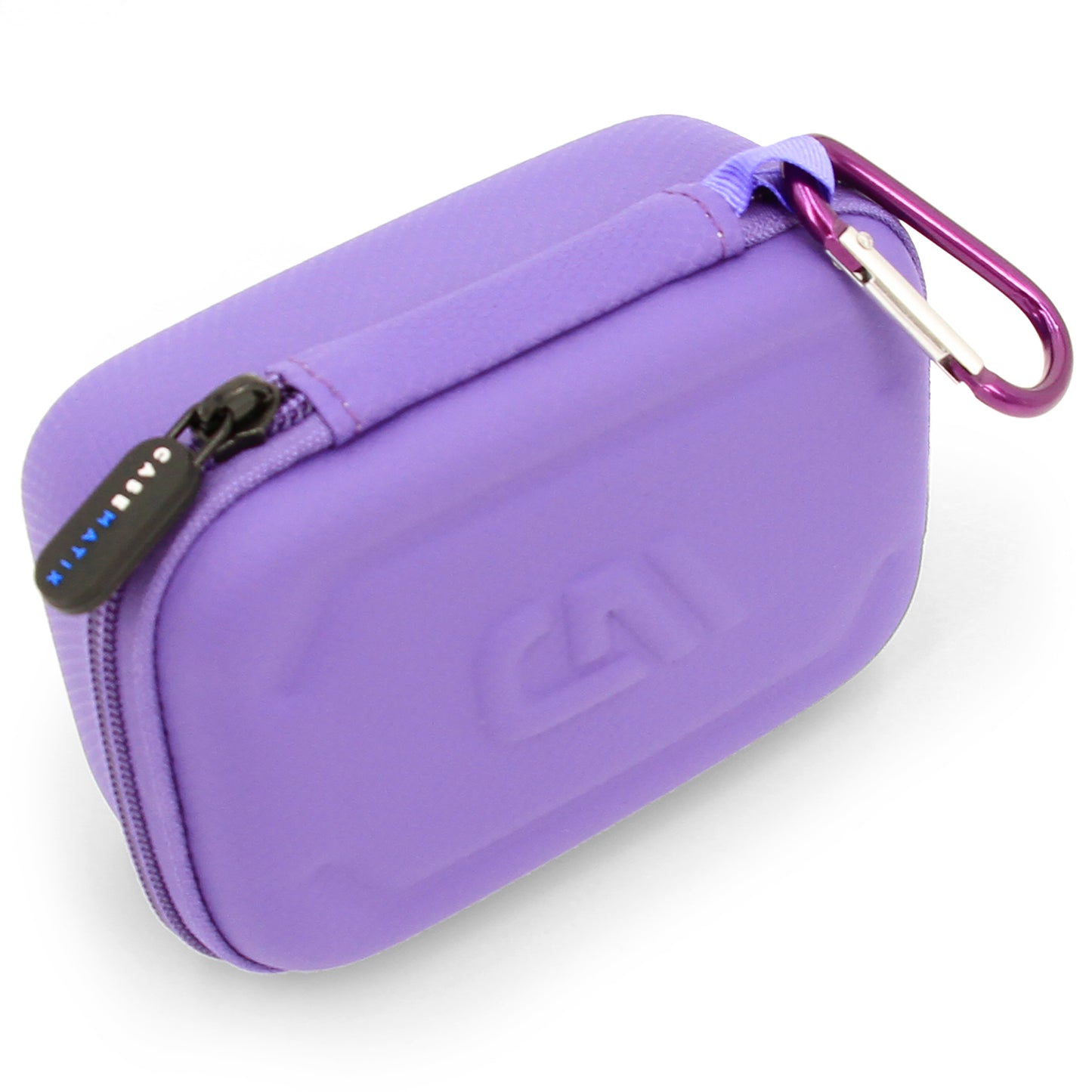 Compact Storage Case Compatible with Moonbird Moonbuddy Guided Meditation and Breathing Device, USB-C Cable and More - Includes Purple Case Only