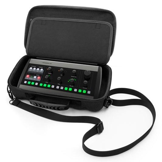 Audio Mixer Case Compatible With Behringer P16 Stage Mixer and P16-HQ Powerplay In Ear Accessories, Fits Mixers up to 12.0” x 6.0” x 2.5”