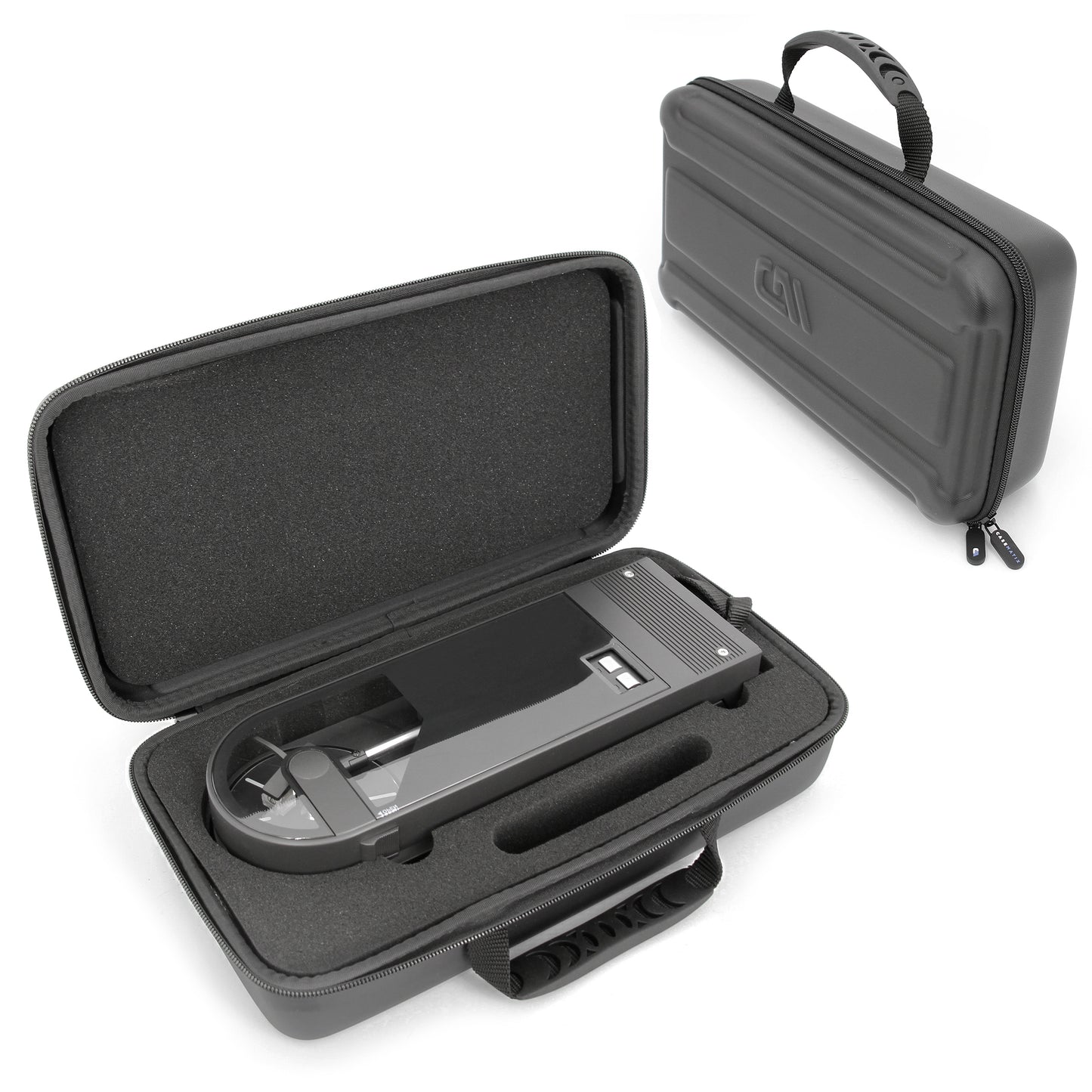 Carry Case Compatible with Audio Technica Turntable AT-SB727 Sound Burger Record Player with Custom Foam Designed To Hold Portable Turntable