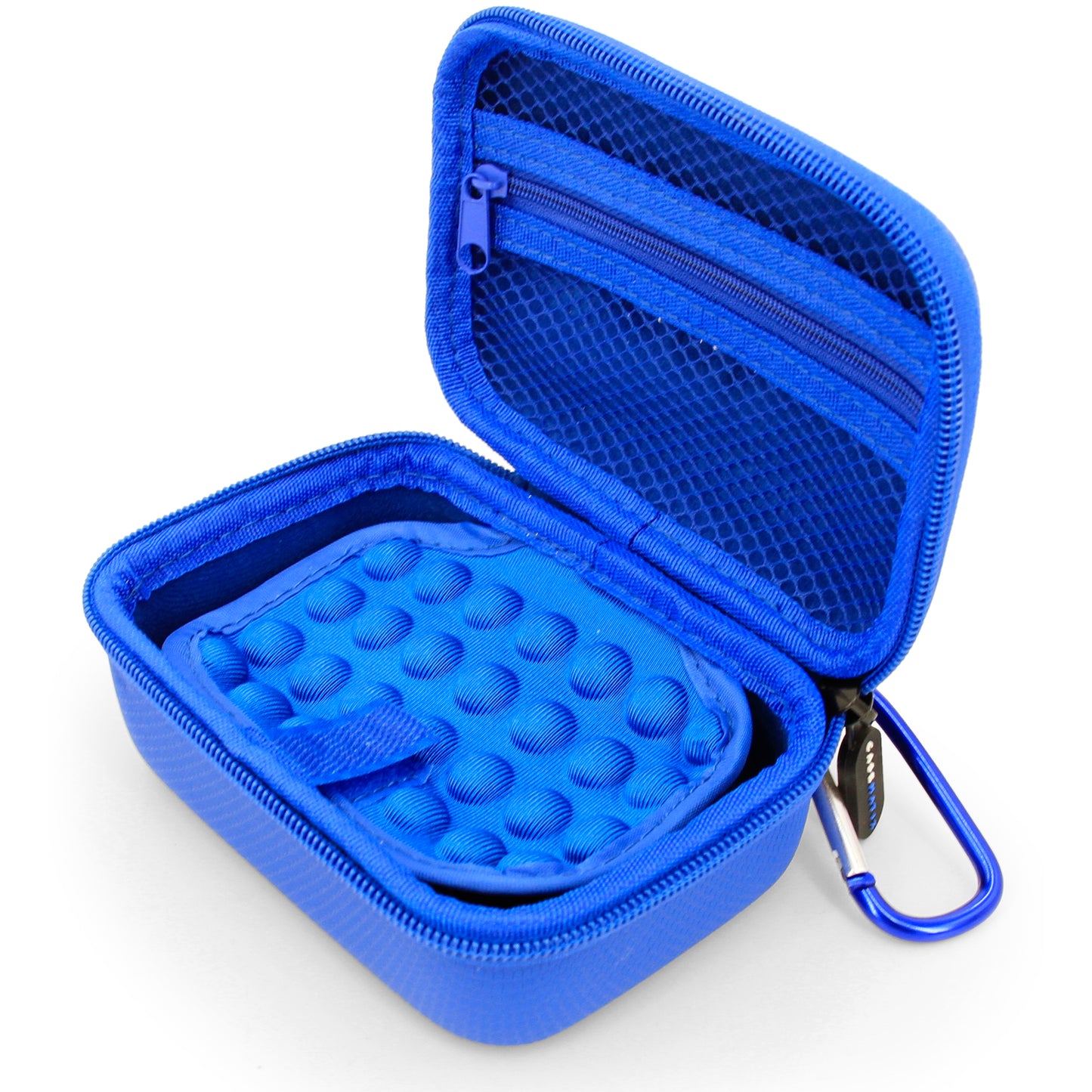 Carry Case Compatible with Moonbird Moonbuddy Guided Meditation and Breathing Device, USB-C Cable and More - Includes Blue Storage Case Only