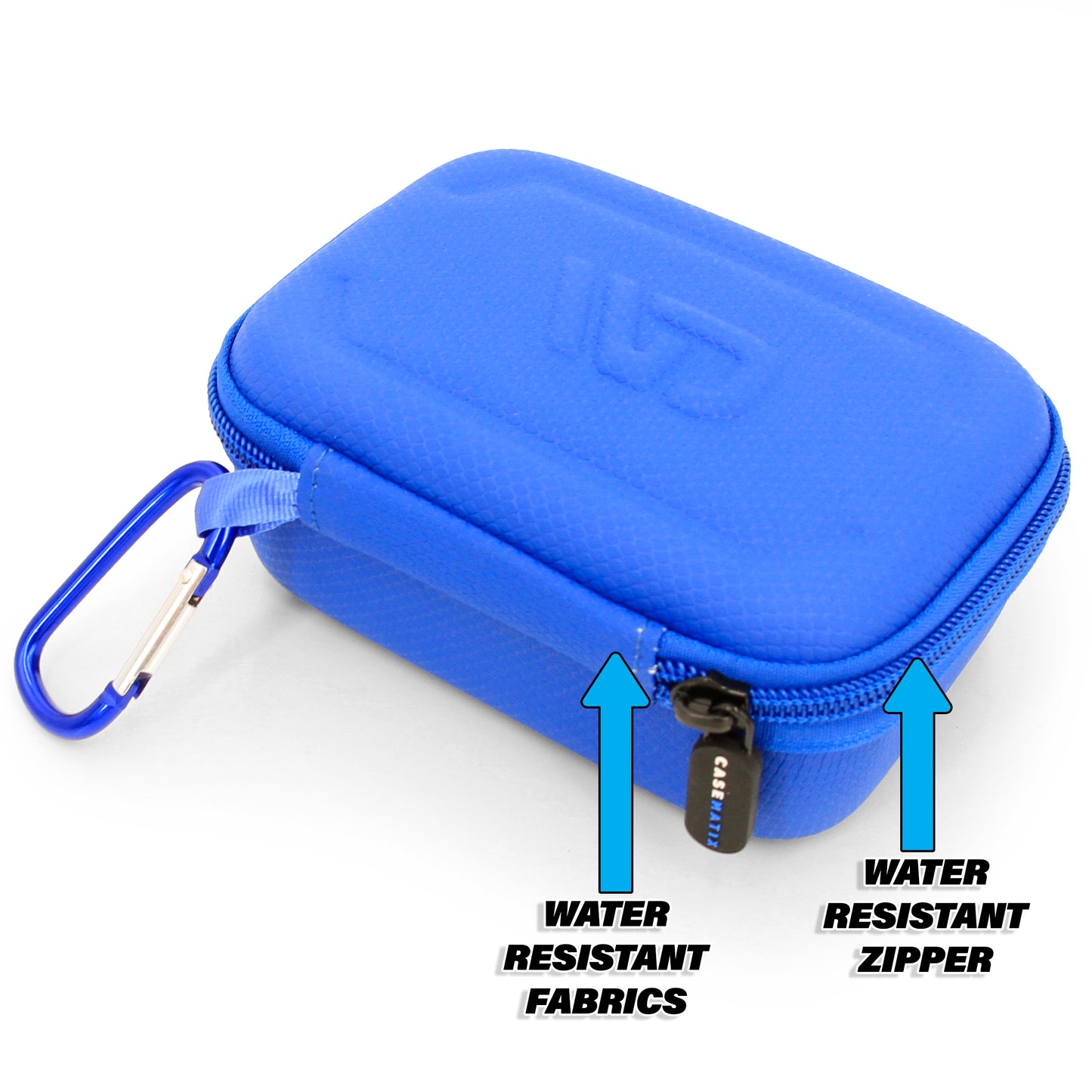 Carry Case Compatible with Moonbird Moonbuddy Guided Meditation and Breathing Device, USB-C Cable and More - Includes Blue Storage Case Only