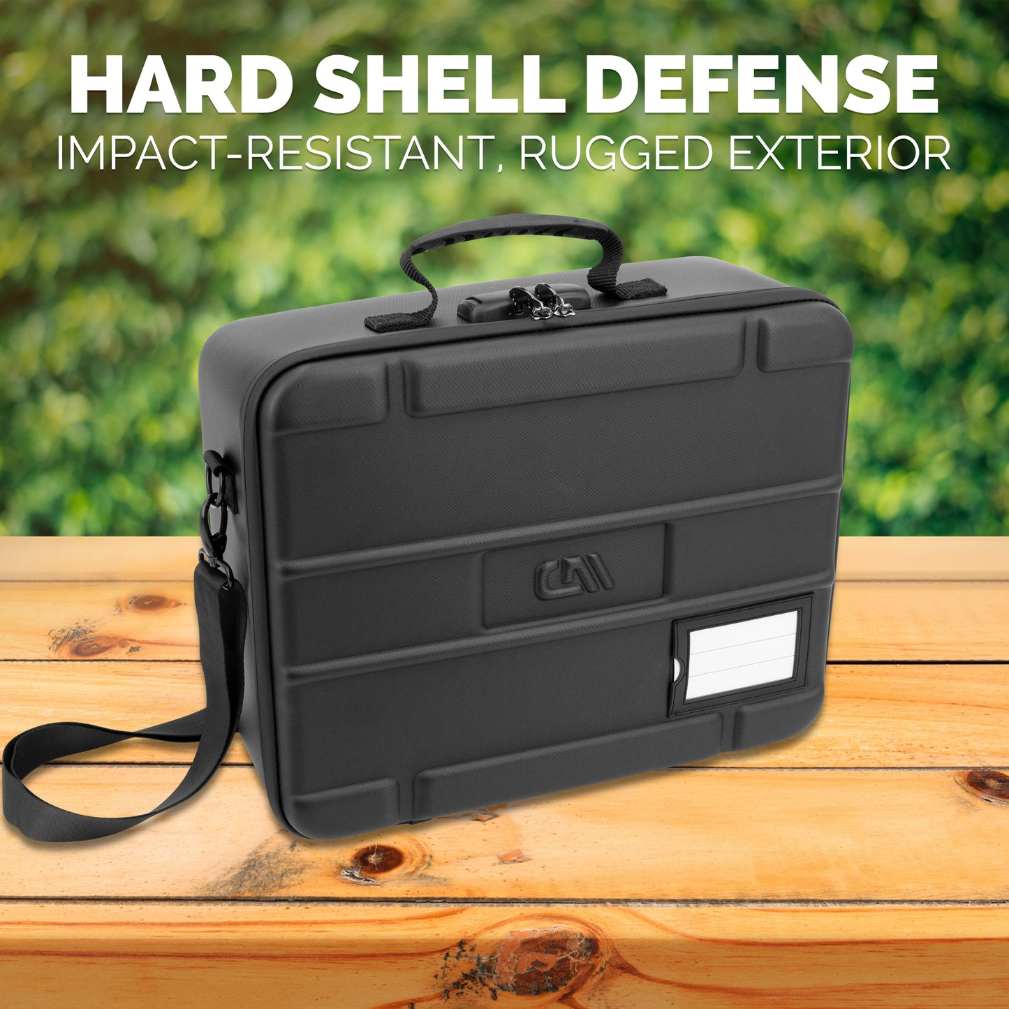 Miniature Carrying Case with Programmable Lock - 144 Slot Miniature Storage Case with Four Foam Trays For Minis, Shoulder Strap and More!
