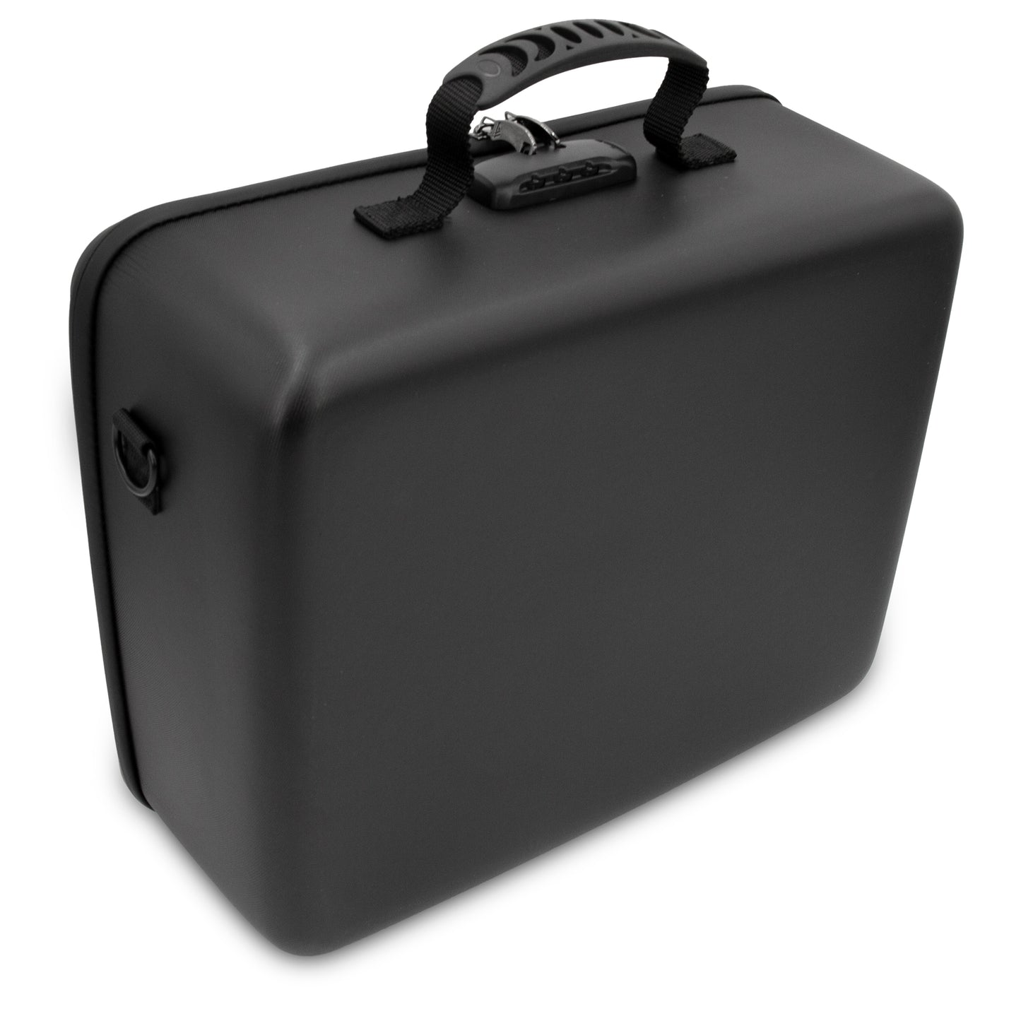 Miniature Carrying Case with Programmable Lock - 144 Slot Miniature Storage Case with Four Foam Trays For Minis, Shoulder Strap and More!