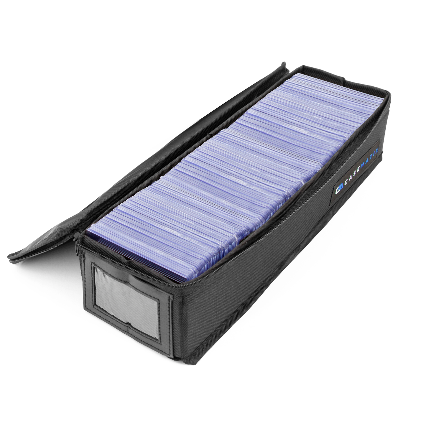 Top Loader Card Storage Case for Trading Cards Fits 200 3" x 4" 35pt Toploaders For Cards with 3 Card Case Dividers and a Collapsible Design