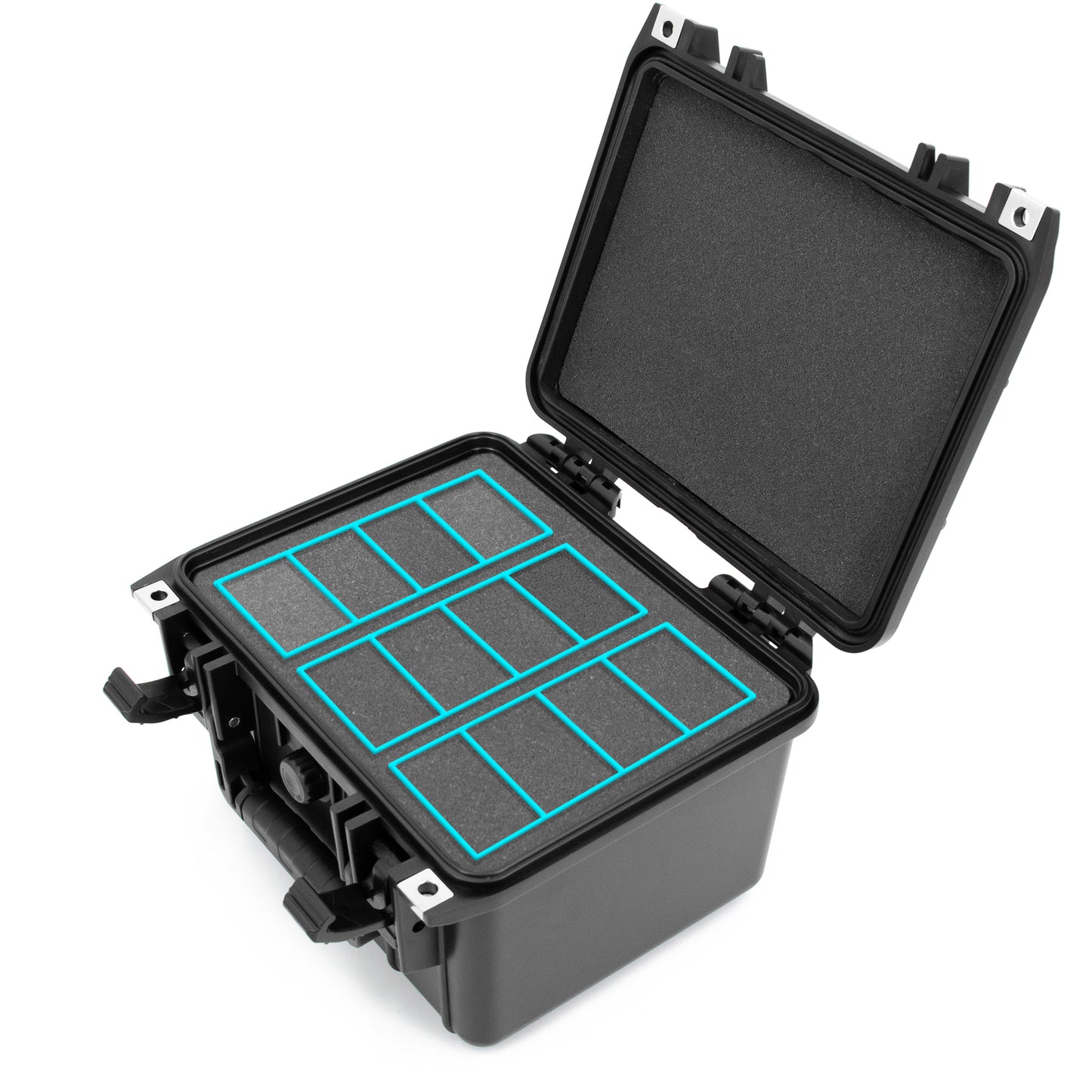 Graded Coin Case for 50 PCGS or NGC Graded Coins, Custom Waterproof Coin Box with Coin Holders for Collectors - Case Only
