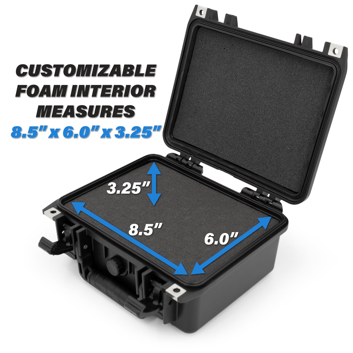 11" Waterproof Studio Recording Case Compatible with Blue Ember Xlr Condenser Microphone and Small Accessories