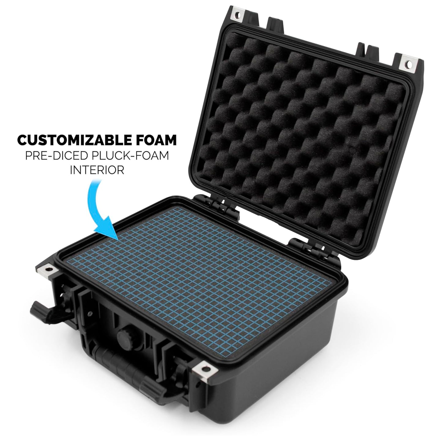 Waterproof Mini Projector Case Compatible with Anker Nebula Capsule Projectors in Custom Foam - Hard Shell Travel Only