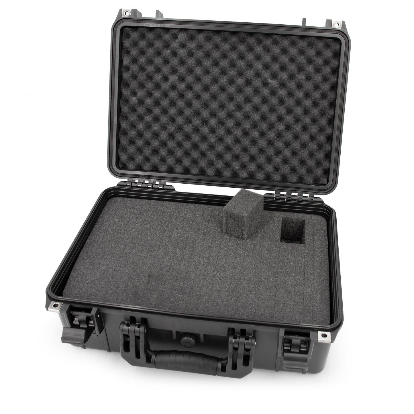 Waterproof Hard Shell Projector Case Compatible with Optoma/ViewSonic/NEC Home Theater Projectors up to 15" - Customizable Diced Foam Interior