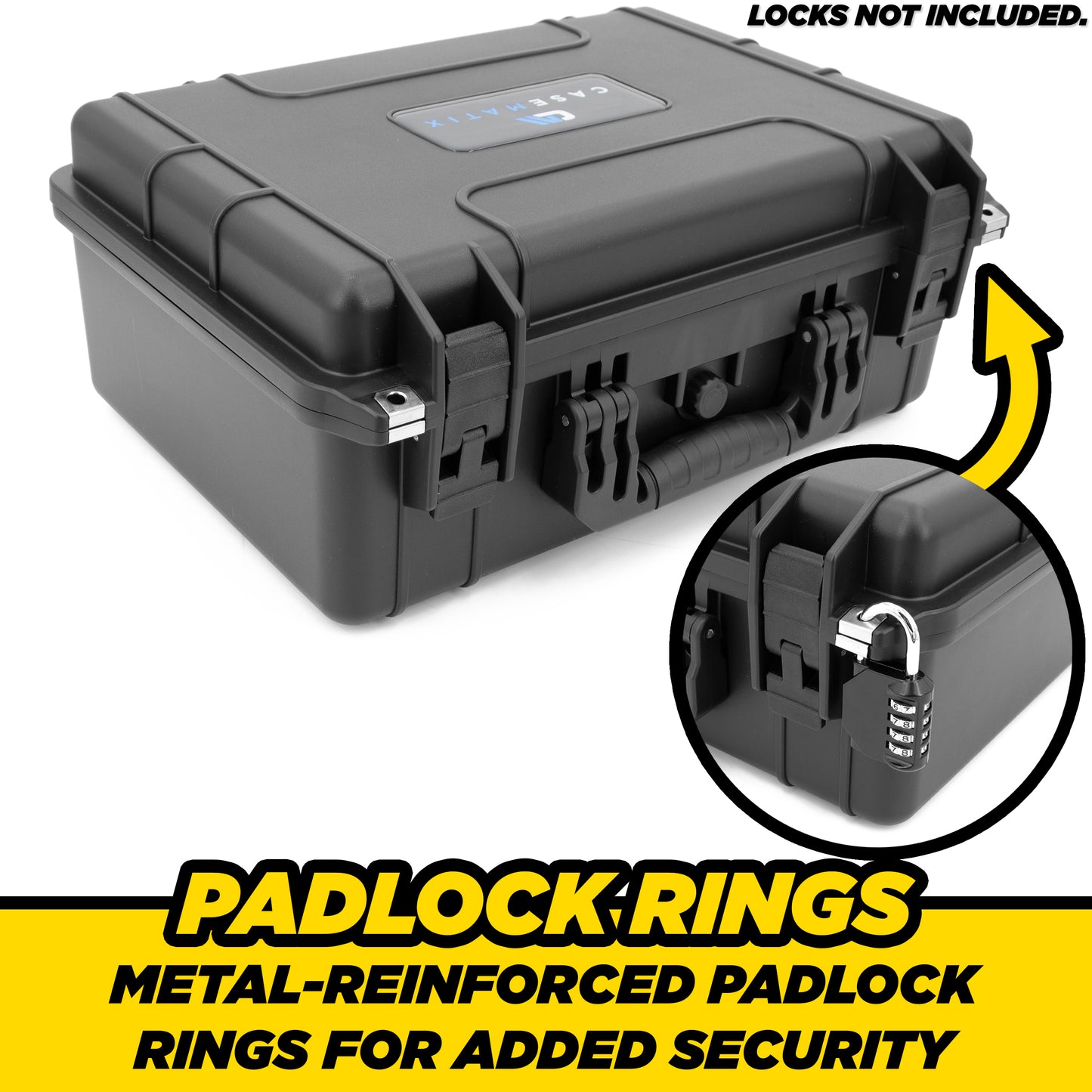 Waterproof Travel Case Compatible with Starlink Mini Dish, Mount, Power Supply & More - Professionally Cut Impact Resistant Closed Cell Foam