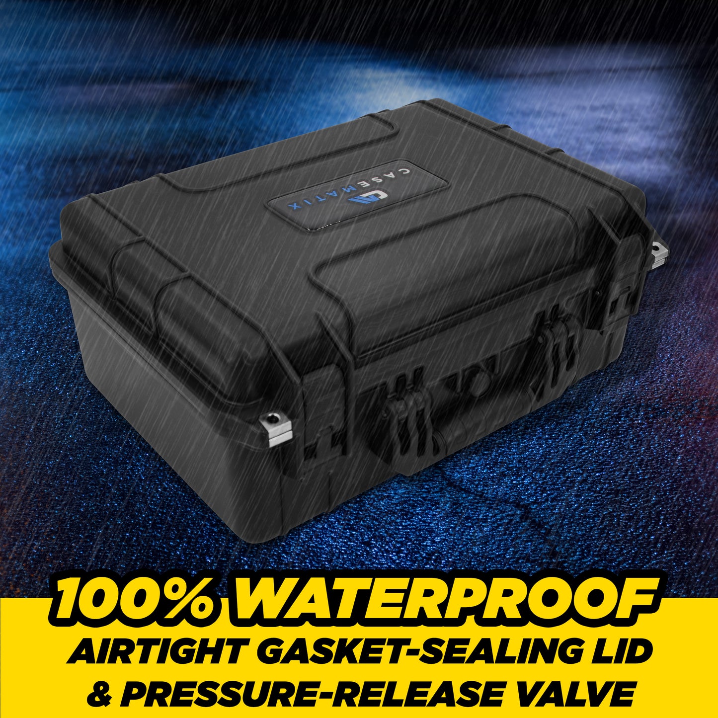 Waterproof Travel Case Compatible with Starlink Mini Dish, Mount, Power Supply & More - Professionally Cut Impact Resistant Closed Cell Foam