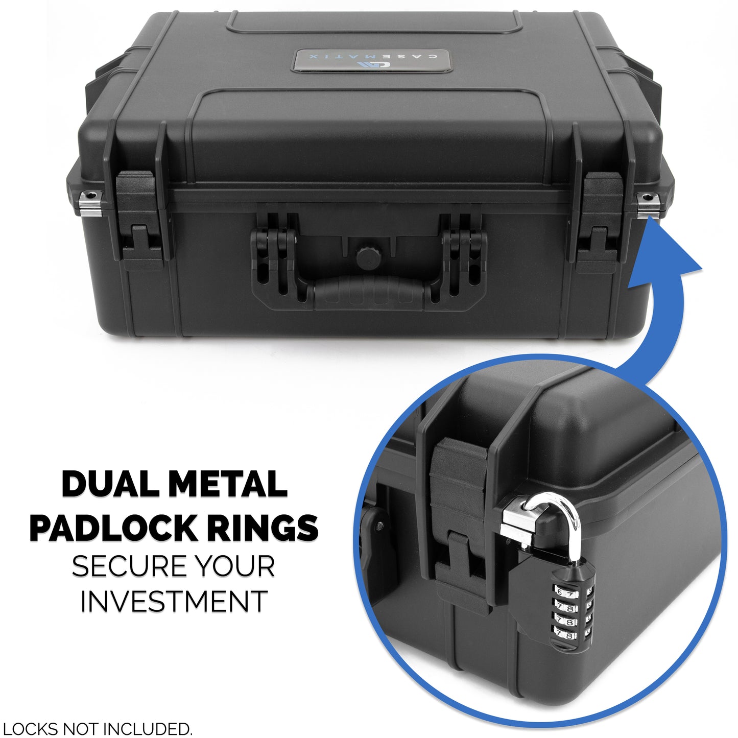 Waterproof Hard Case Compatible with DJI Ronin S Gimbal Stabilizer System - 23" Case with Customizable Diced Foam - Includes Case Only