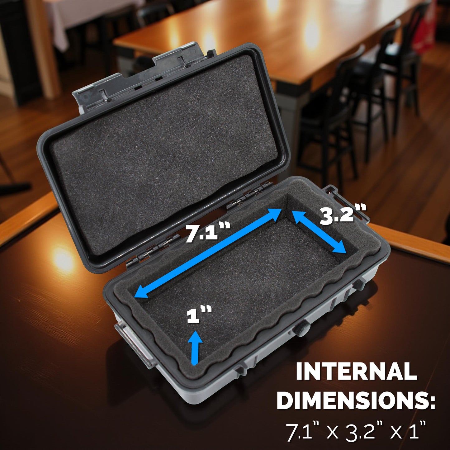 Hard Case Compatible with Square Handheld Credit Card Machine Point of Sale Card Reader, Durable Waterproof Travel Case for Portable POS Reader