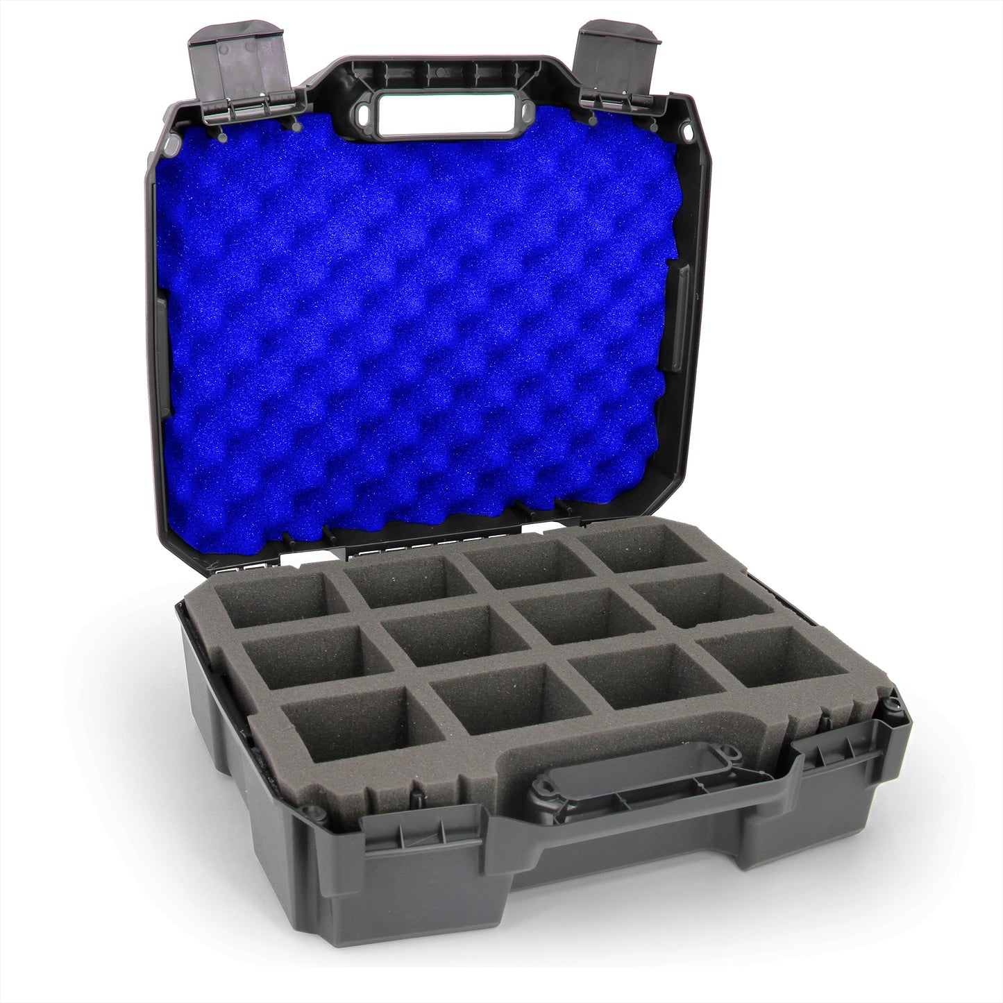 Toploader Card Storage Case for Trading Cards Fits 450 Toploader or 100 One Touch Card Holders, Toploader Storage Box with 12 Compartments