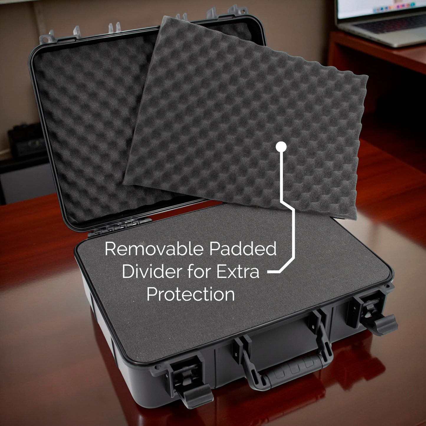 Hard Shell Projector Travel Case Compatible with BenQ TK710, AK700ST, TK700, AH30ST, AW30ST, LH600ST+, LW600ST+ and More With Customizable Foam