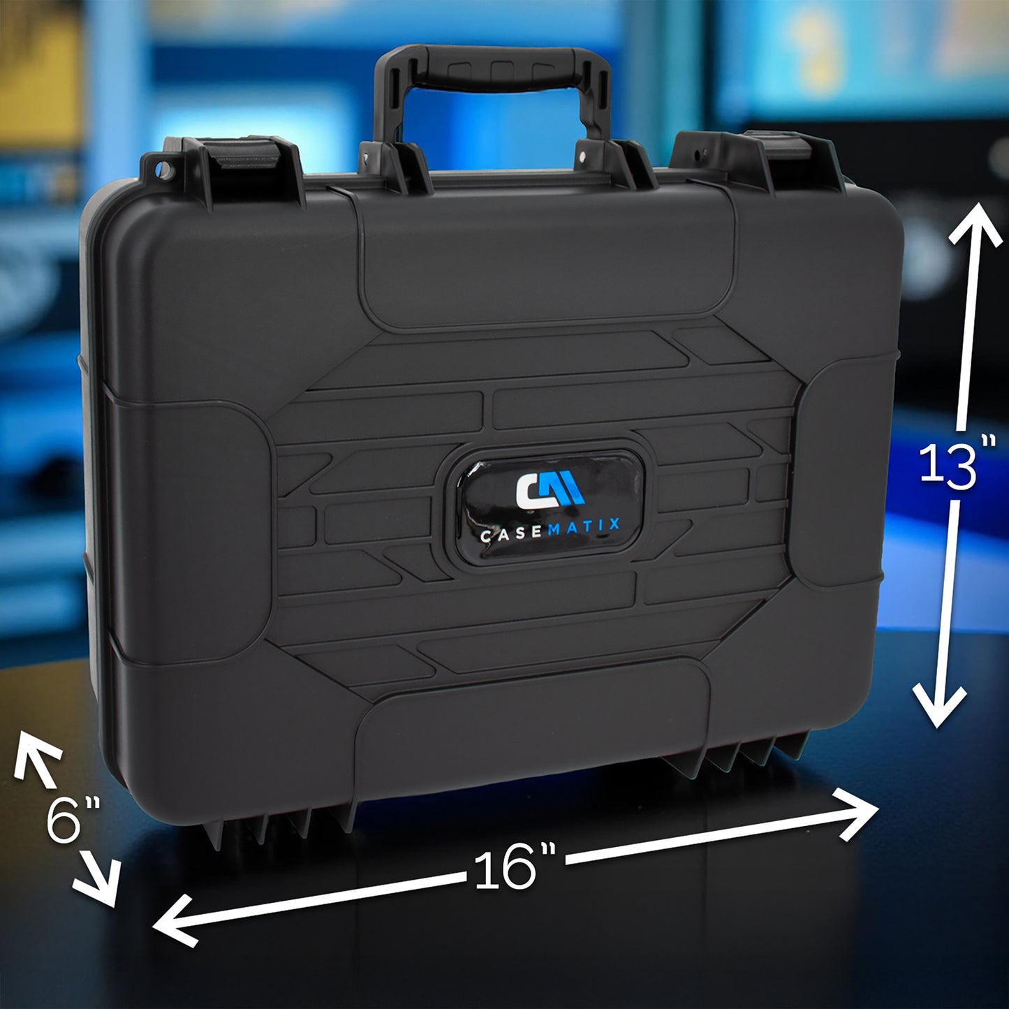 Hard Shell Projector Travel Case Compatible with BenQ TK710, AK700ST, TK700, AH30ST, AW30ST, LH600ST+, LW600ST+ and More With Customizable Foam