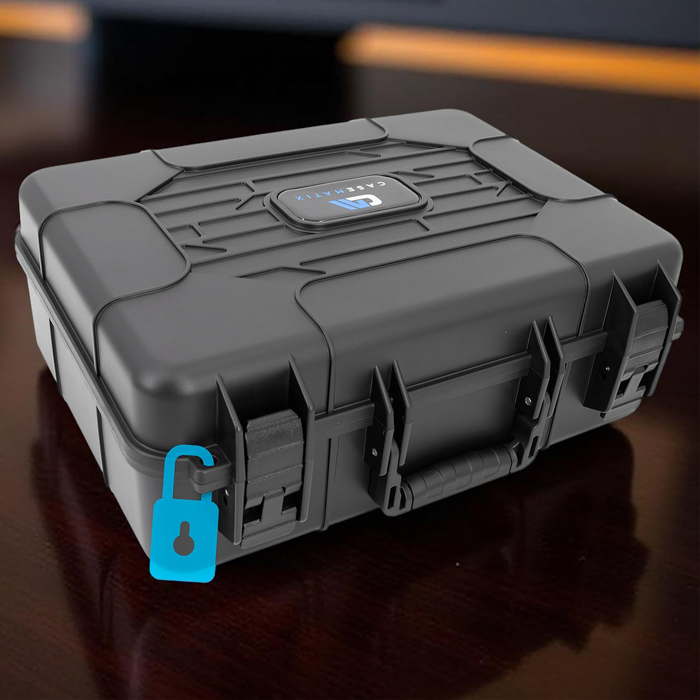 Projector Hard Case with Custom Foam Compatible With Epson VS240, EX3240, VS345, VS340, VS335W, EX7240 Pro, EX5240 – Fits Up to 14.5" x 10.5" x 4.5"