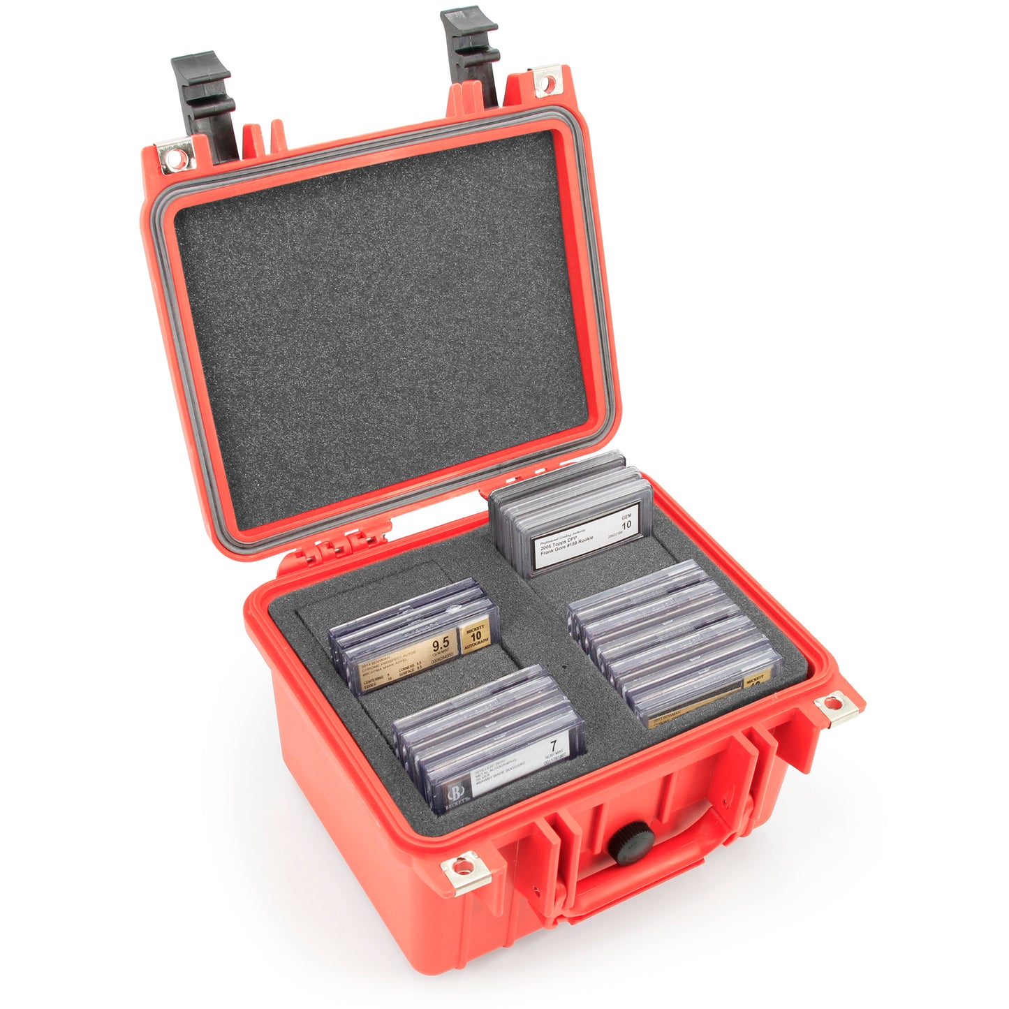 Graded Card Case Compatible with 30+ BGS PSA FGS Graded Sports Trading Cards, Custom Waterproof Graded Slab Card Storage