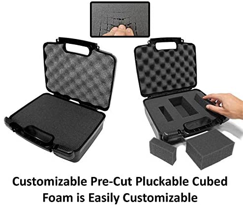 DJ Mixer Case Compatible with Behringer Xenyx 502 Q502USB 302USB Mixers - Hard Shell Storage with Tri-Layer Customizable Foam - Made in USA