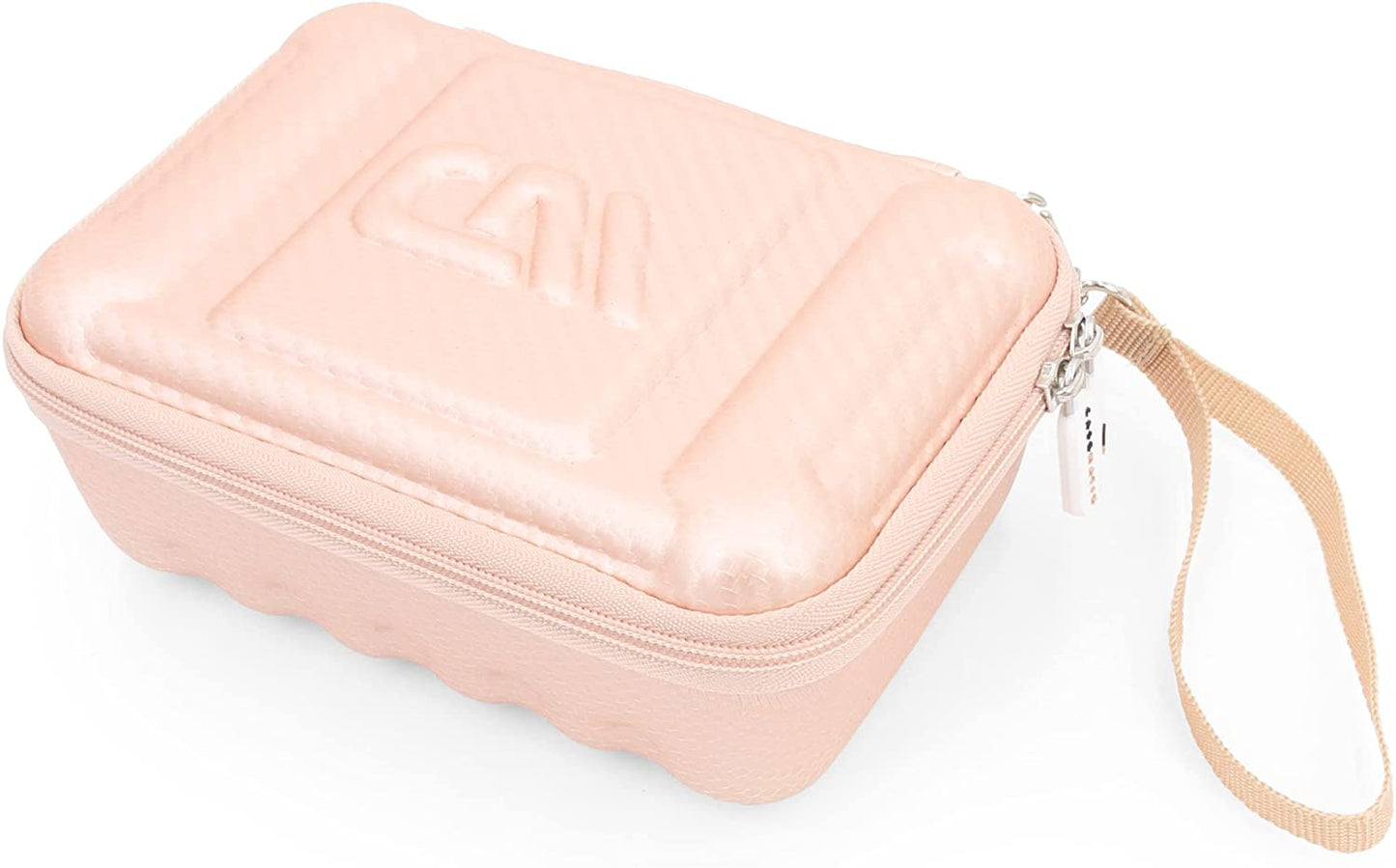 Rose Gold Asthma Inhaler Case for Travel Fits Spacer, Mask and Accessories, Includes Case Only