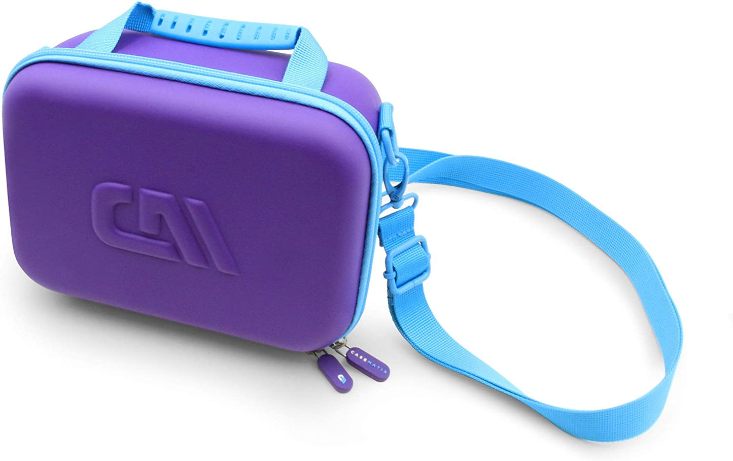Travel Case Compatible with Cool Maker GO GLAM Nail Stamper & Blinger Set - EVA Protection with Padded Divider, Shoulder Strap & Accessory Pouch