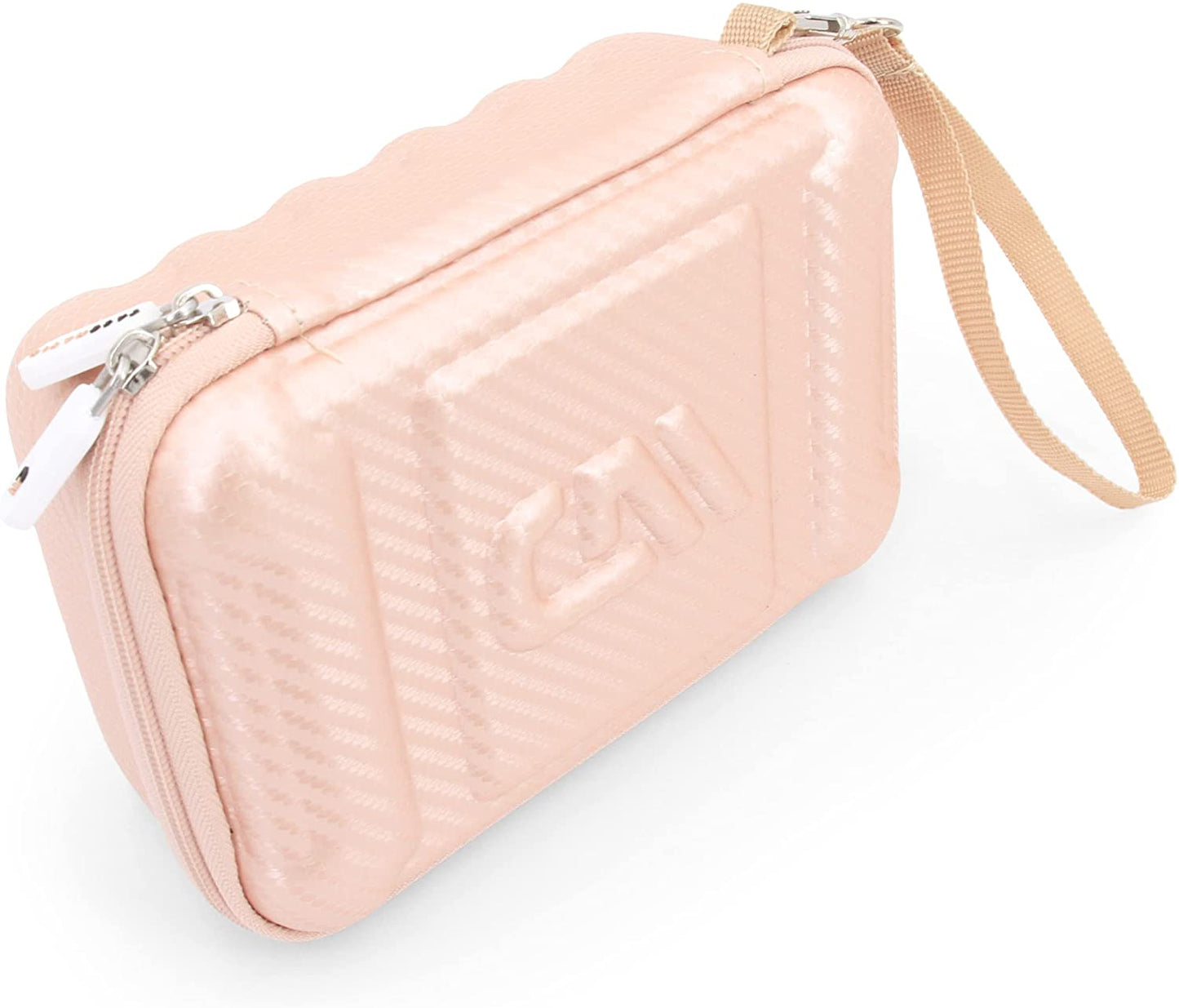 Rose Gold Asthma Inhaler Case for Travel Fits Spacer, Mask and Accessories, Includes Case Only
