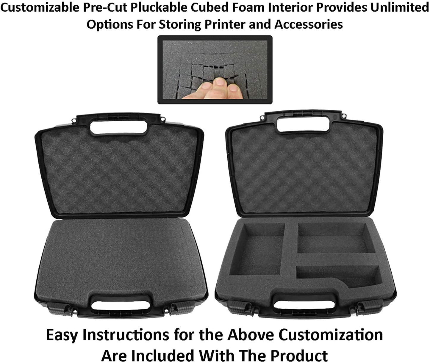 Mini Drone Travel Case Compatible with Parrot Airborne Night or Cargo MiniDrone with Hull Bumpers, Charger, Battery and More in Hard Shell Protection
