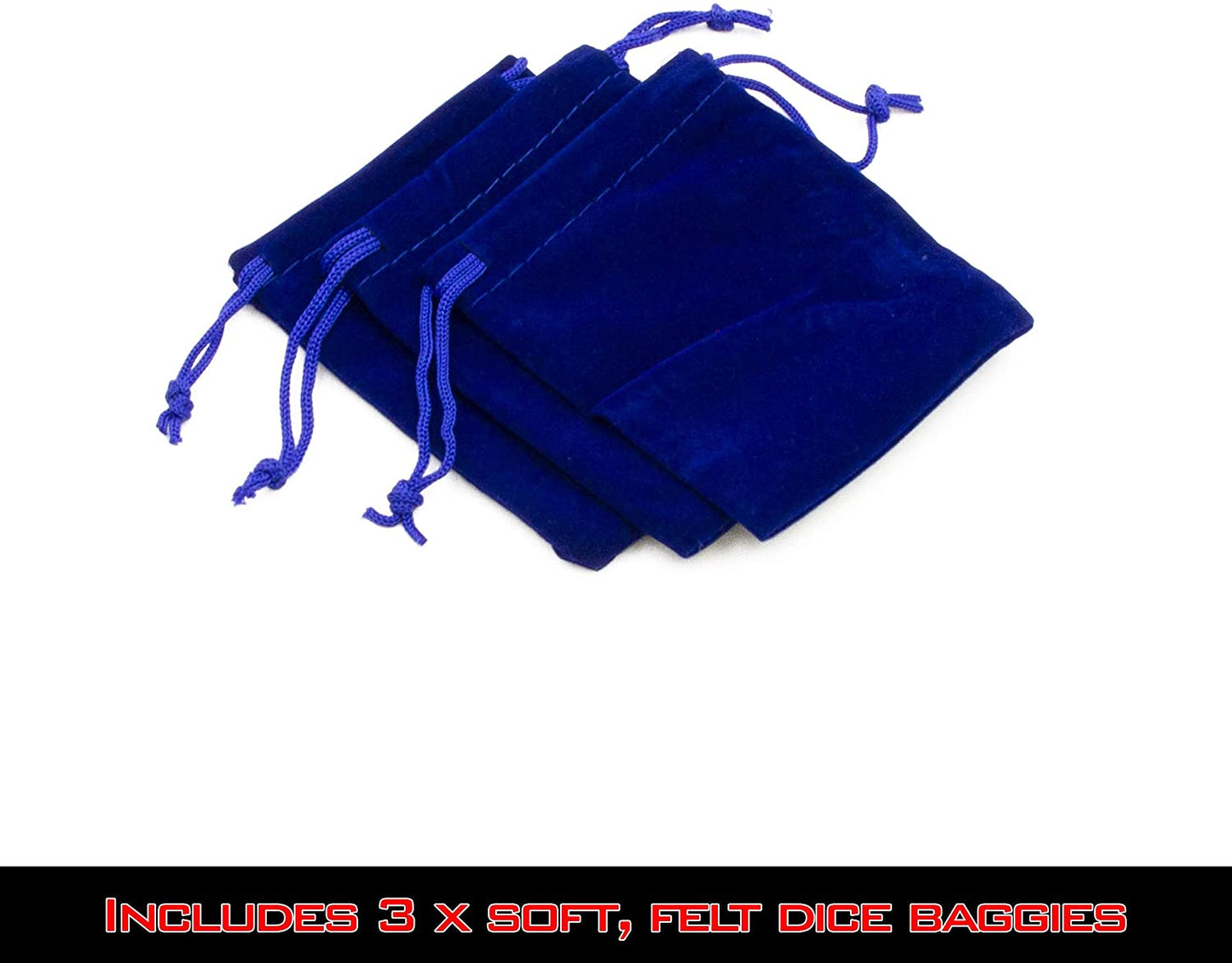 Travel Dice Case for 100+ RPG Dice with Padded Interior Divider and Wrist Strap - Hard Shell Protective DND Dice Box and RPG Dice Case