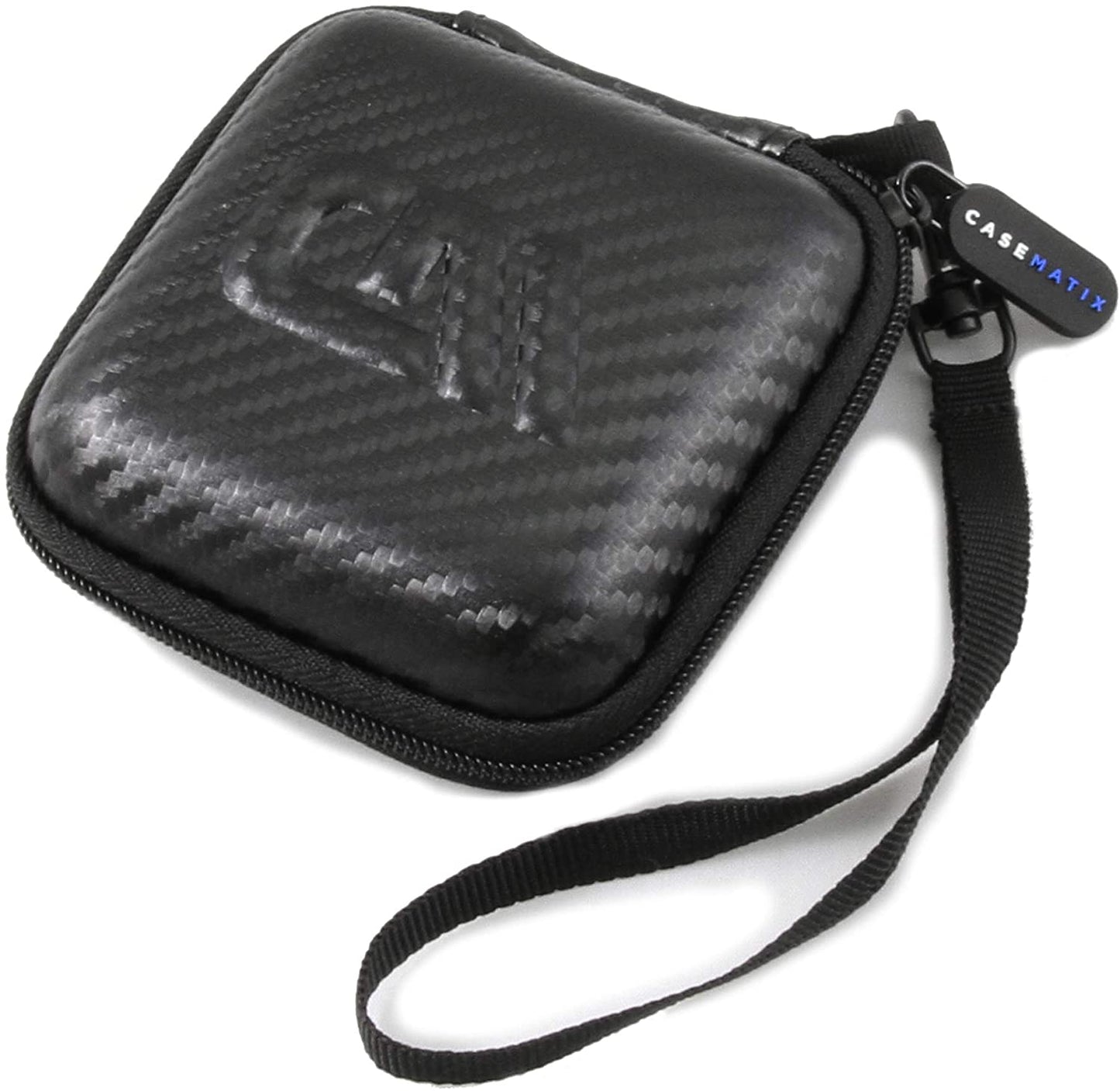 Protective Travel Case Compatible with MagSafe Duo Charger and Cable - Hard Shell Carrier with Wrist Strap and Reinforced Zipper - Case Only