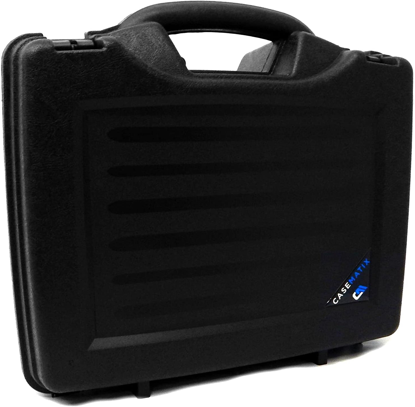 Hard Shell Shure Mic Case Compatible with SM58, SM57, BETA Series & Other Microphones in Customizable Foam - Storage for 6 Mics, Case Only