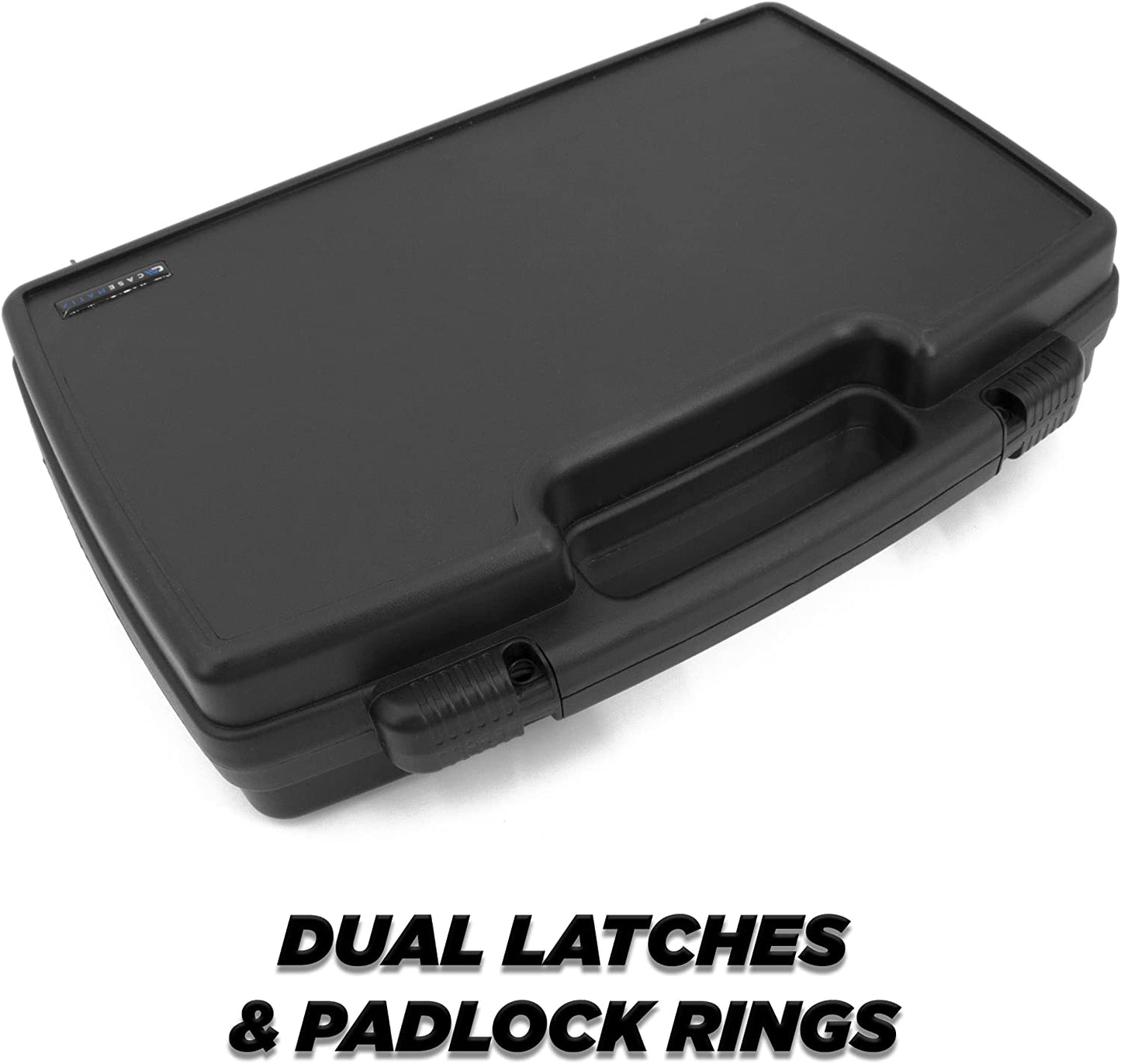 Portable Hard Case Compatible with Elgato Stream Deck Pedal and Accessories - Hard Shell Carrier with Customizable Foam Interior and Carry Handle