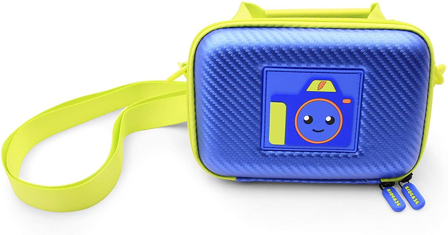 Blue Kids Camera Case Compatible with VTech KidiZoom Creator Cam, Tripod & Accessories with EVA Hard Shell and Carry Strap – Case Only