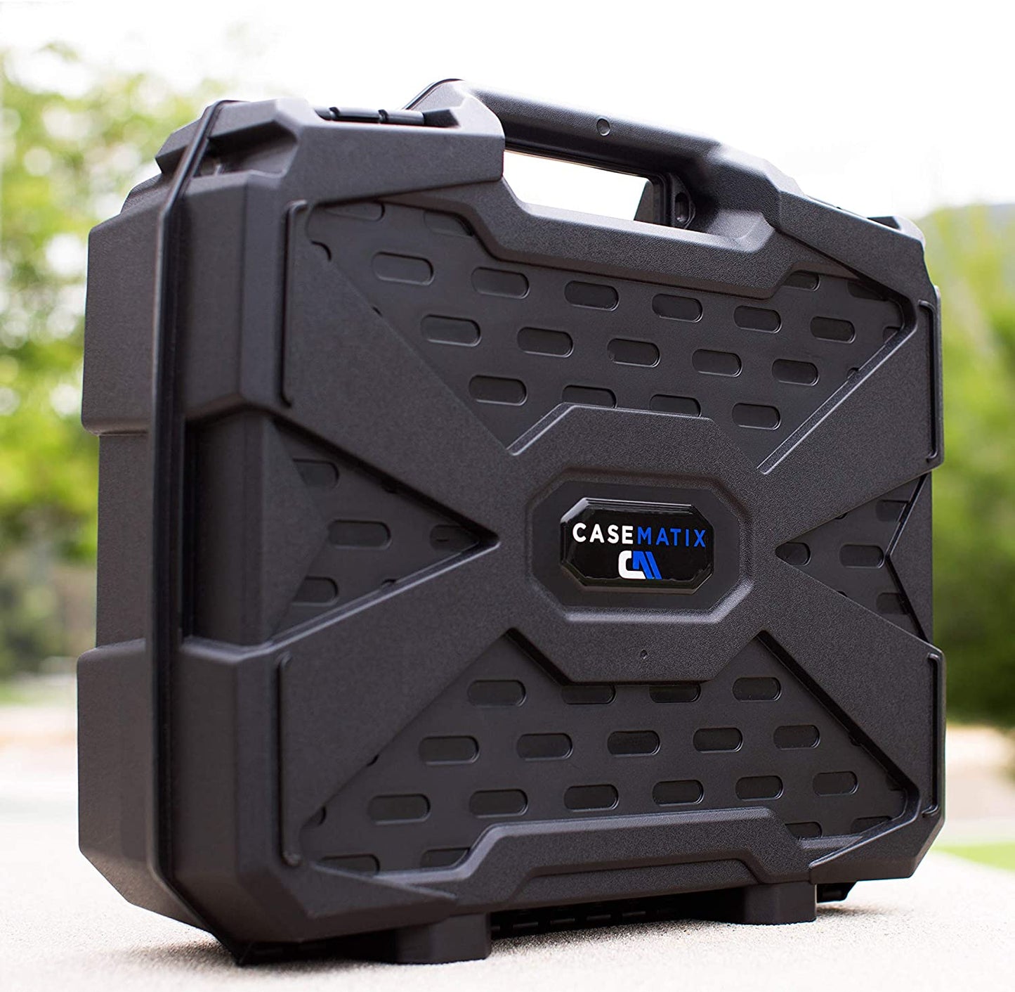 15.6" Laptop Hard Case - Crushproof Protection for HP Elite Dragonfly Pavilion Envy with Customizable Foam & Padlock Rings - 17x14x6