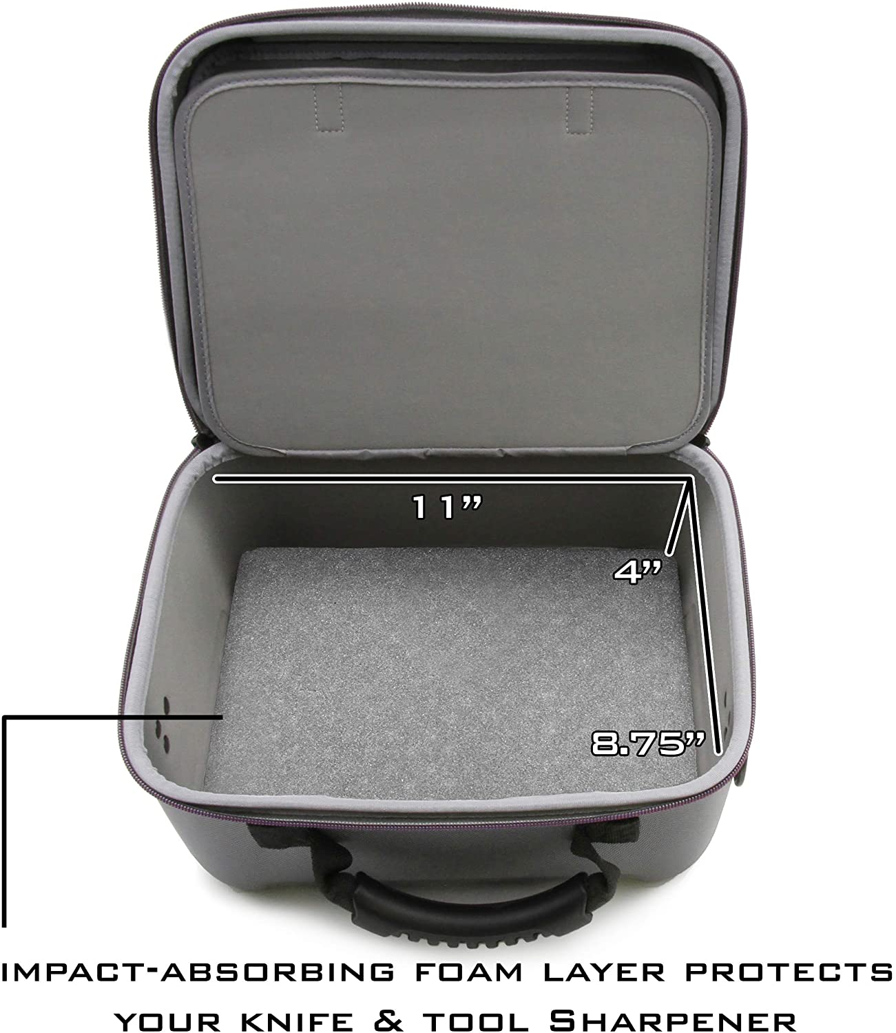 Travel Case Compatible with Work Sharp Knife & Tool Sharpener Ken Onion Edition - Protective Carrier with Shoulder Strap