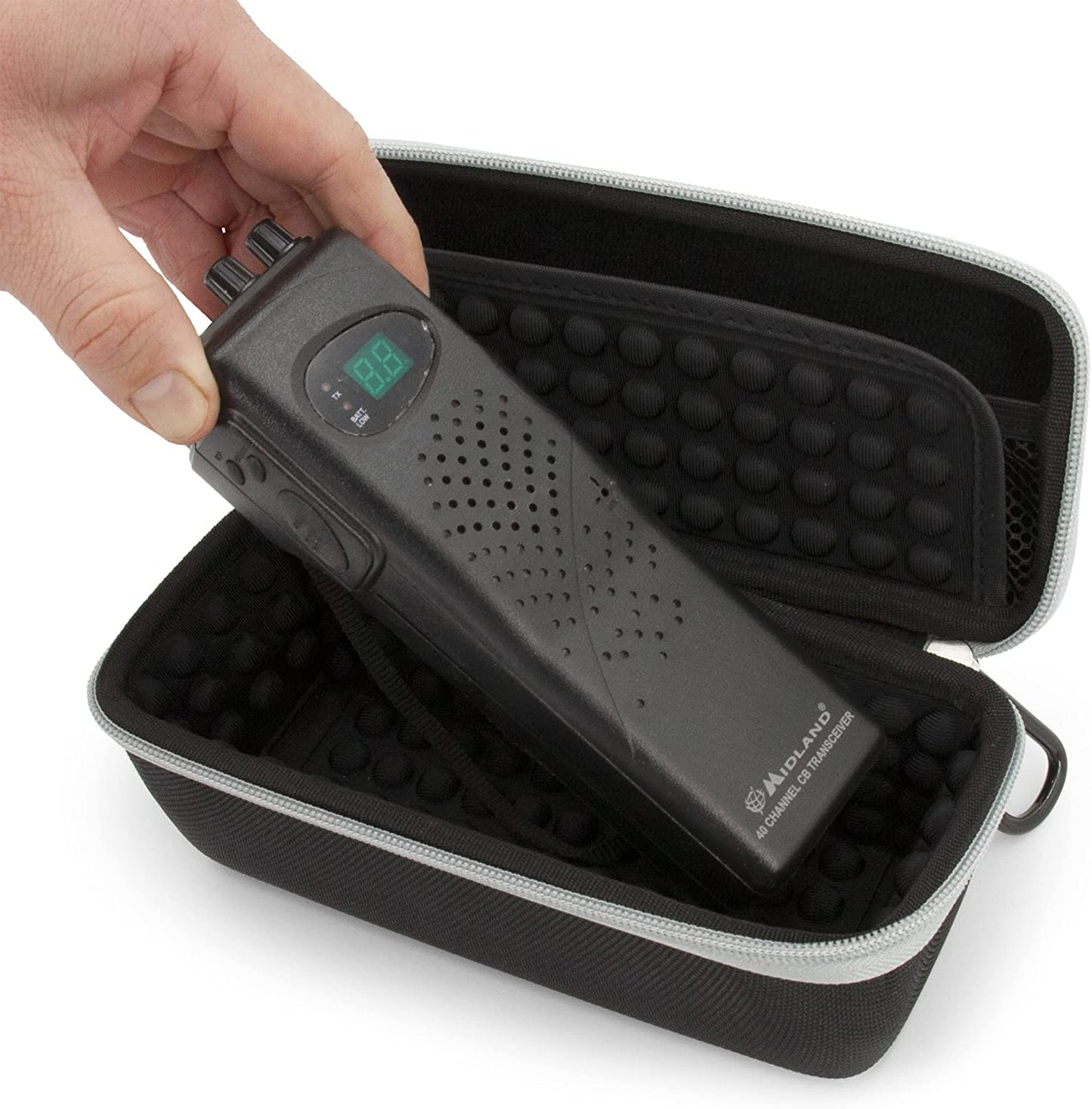 Walkie Talkie Case Compatible with Midland 2 Way Radio, Cobra Handheld CB Radios, Uniden Handheld CB Radio and More