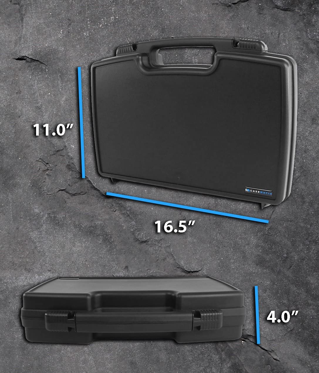Mini Drone Travel Case Compatible with Parrot Airborne Night or Cargo MiniDrone with Hull Bumpers, Charger, Battery and More in Hard Shell Protection