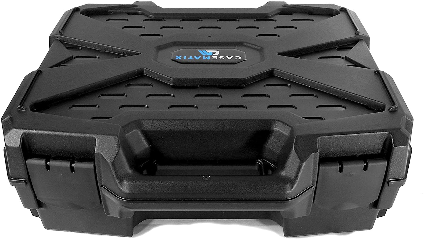 Hard Shell DJ Mixer Travel Case with Customizable Foam Compatible with Yamaha MG10XU, MG10, MG06 10 Input Stereo Mixer Effects and Cables