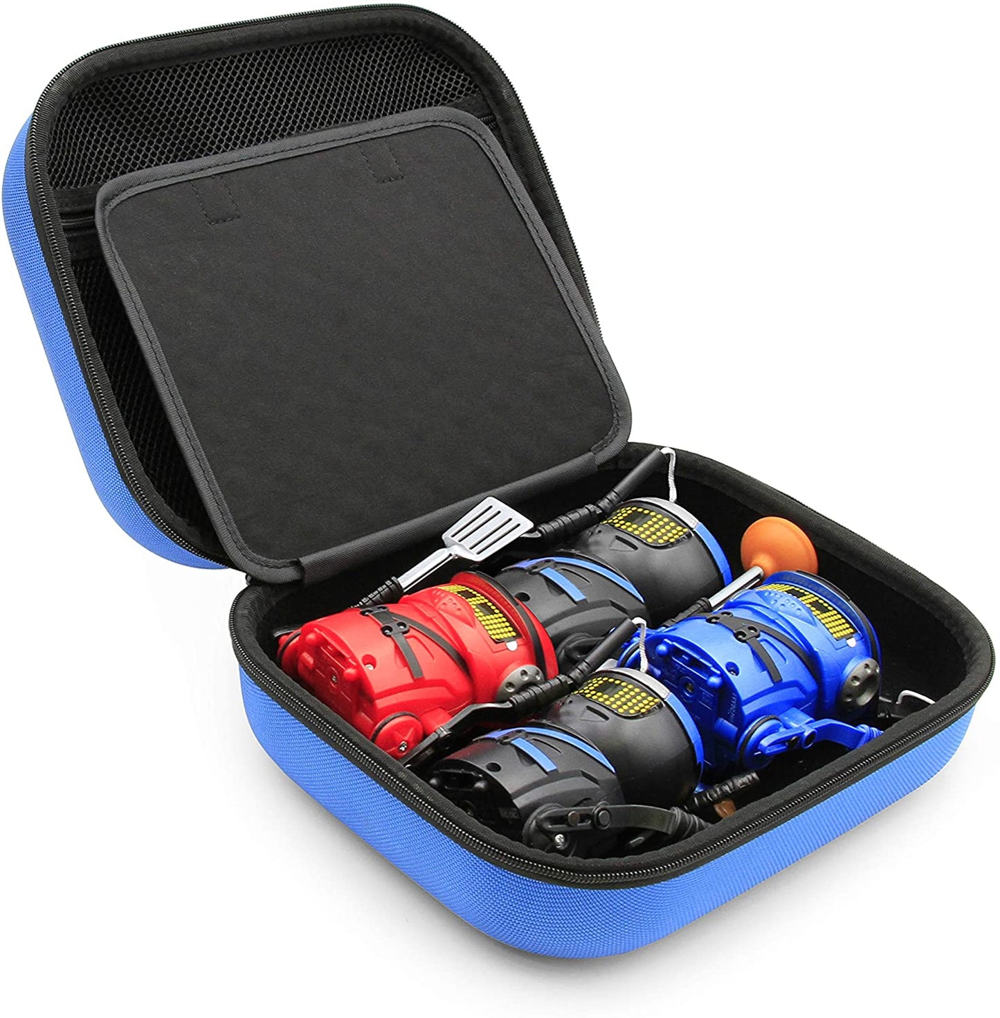 Robot Case Compatible with 4 Ninja Bots Battle Bots and Ninja Toys Accessories, Includes Case Only