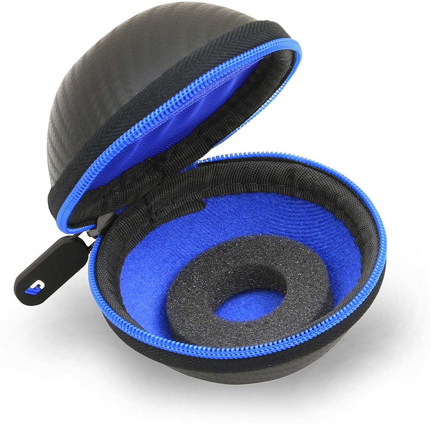 Electronics Toy Carry Case Compatible with Really RAD Robots Yakbot - Water Resistant Protection with Blue Interior & Carabiner Clip
