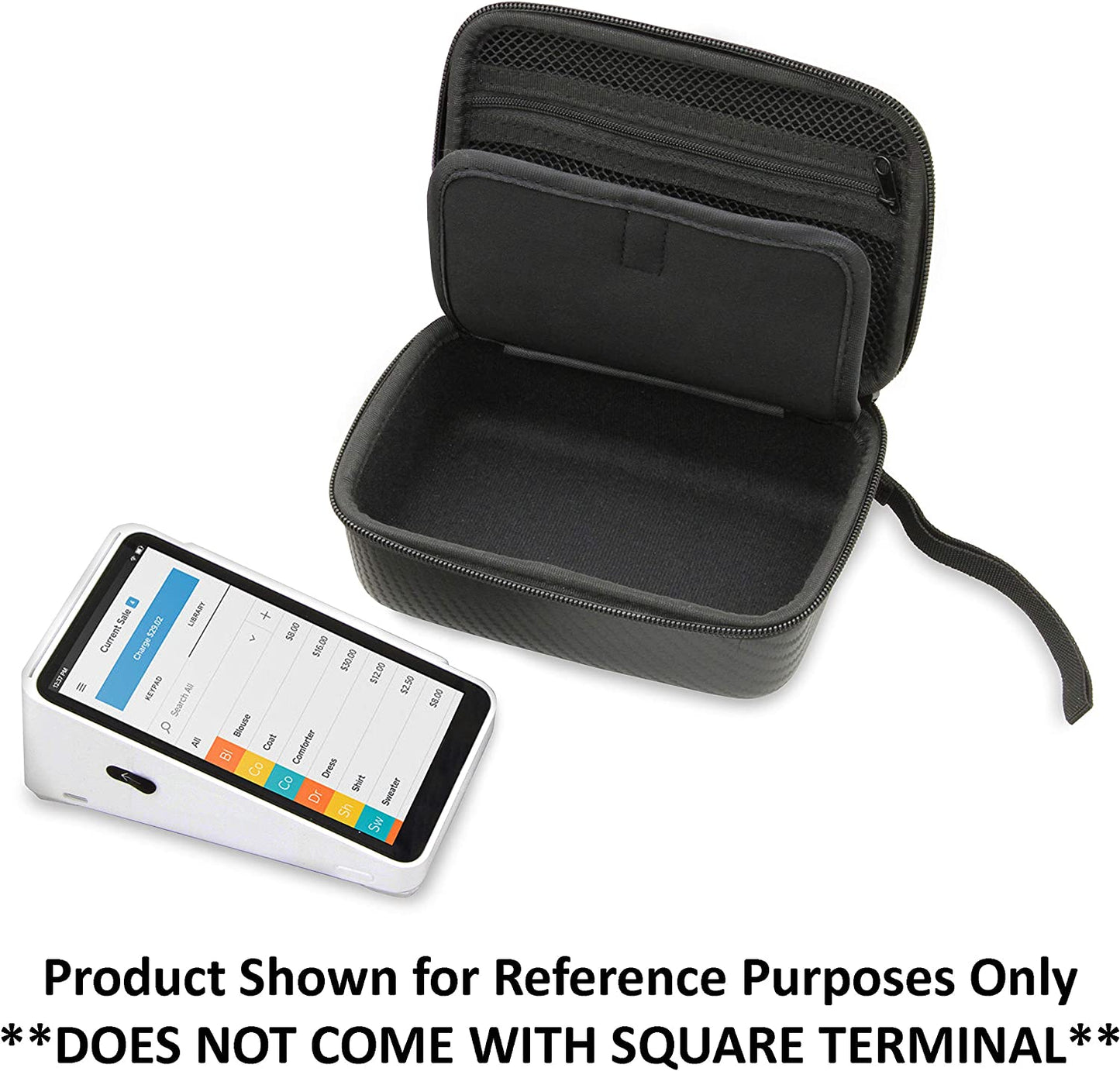 Carry Case Compatible with Square Terminal POS System Reader, Will Not Fit Paper or Accessories