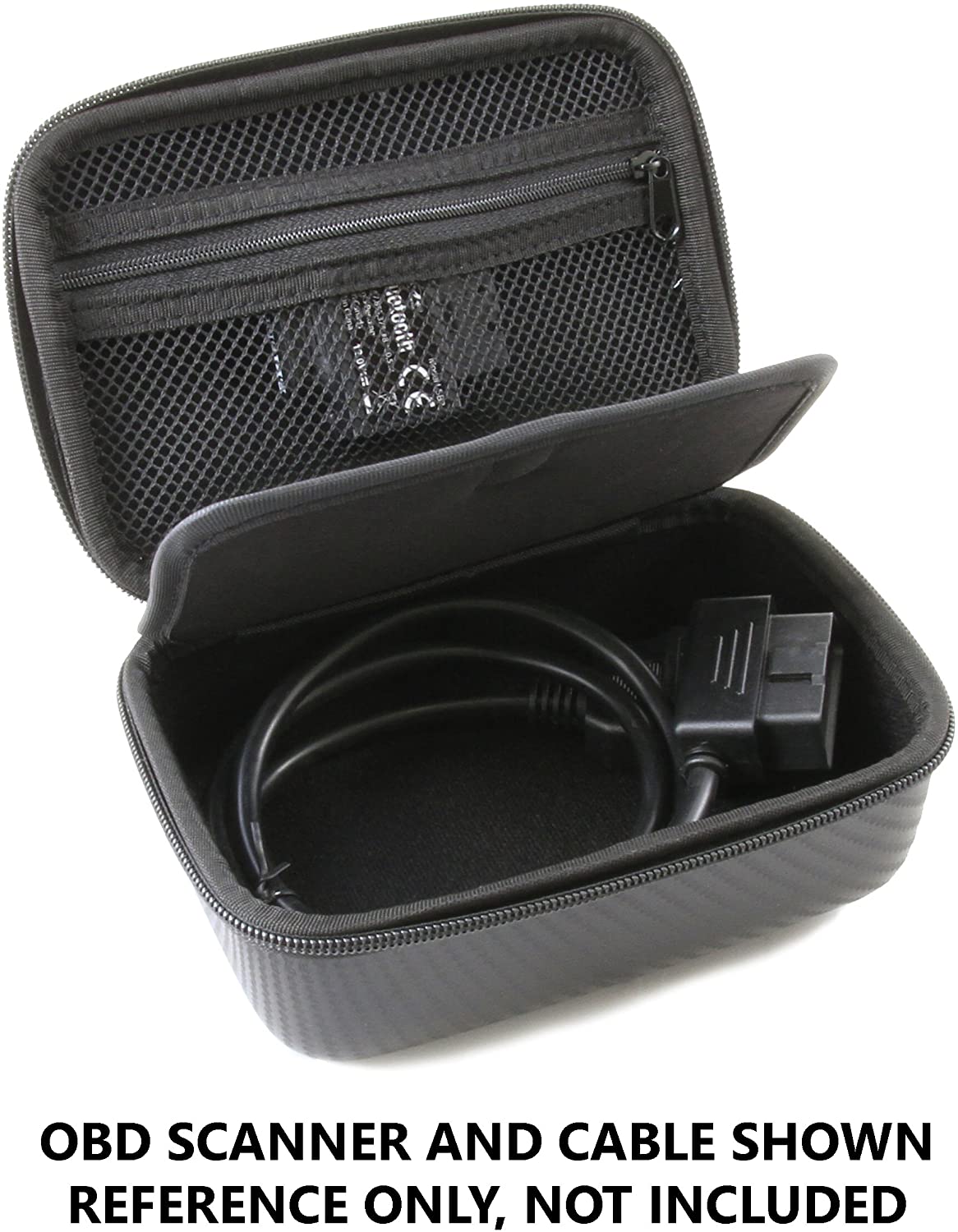 Compact Storage Case Compatible with BlueDriver Bluetooth OBD2 Scan Tool - Durable EVA Protection with Cable Storage & Universal Compatibility