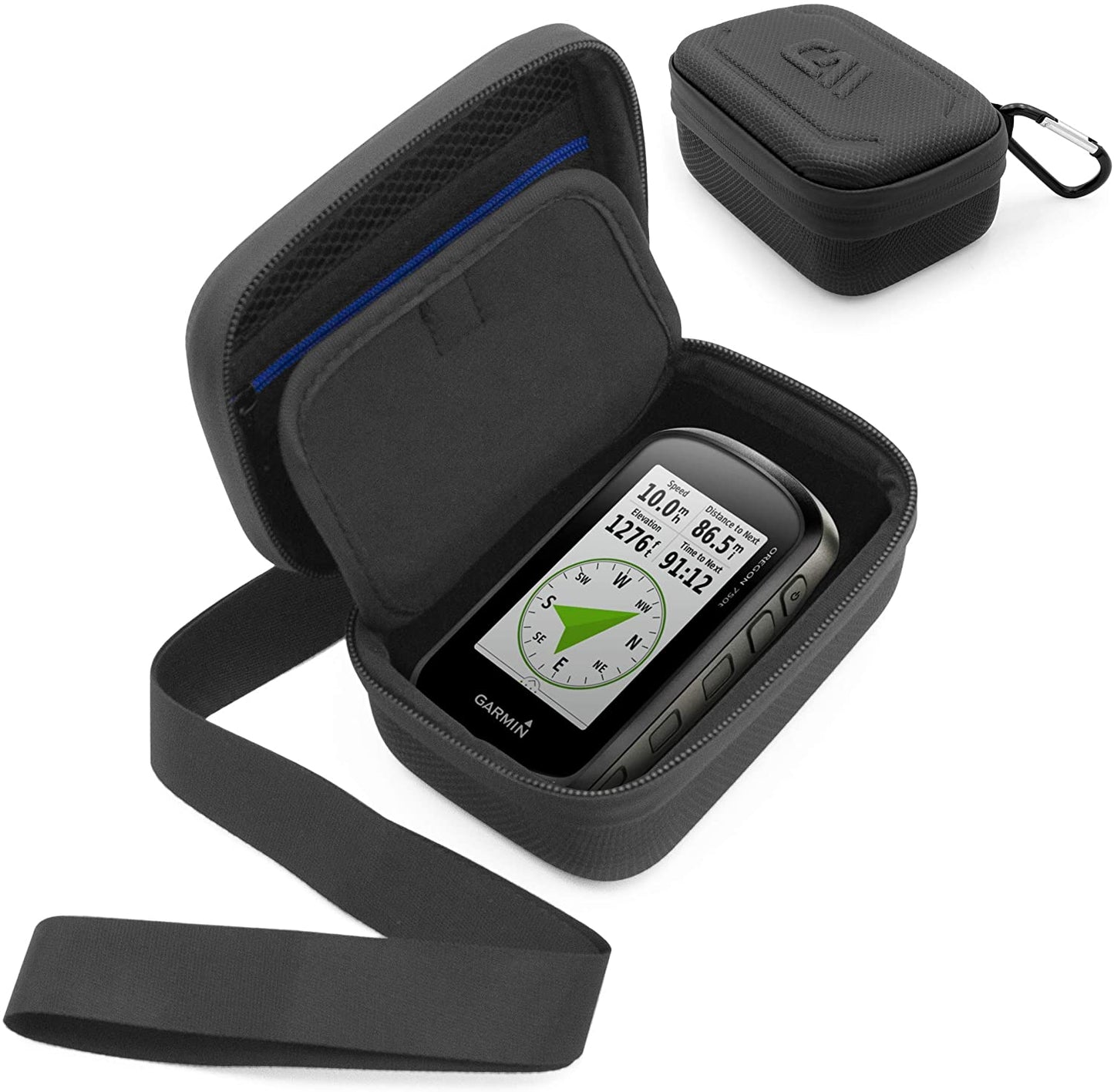 Hard Shell Travel Case Compatible with Garmin Oregon 750t, 750, 700, 650t, 650, 600t, 600 and More - Travel Case with Lanyard for GPS