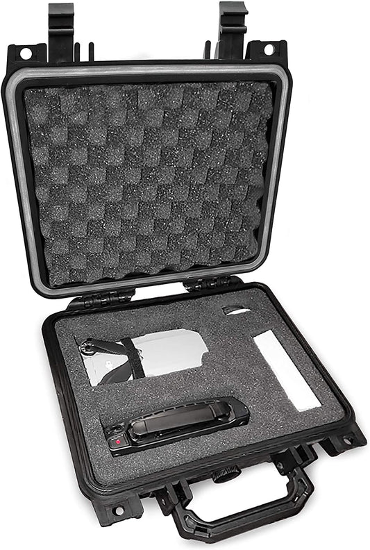 Waterproof Case Compatible with DJI Mavic Mini Ultralight Drone and Accessories, Customizable Foam Interior with Airtight Travel Shell