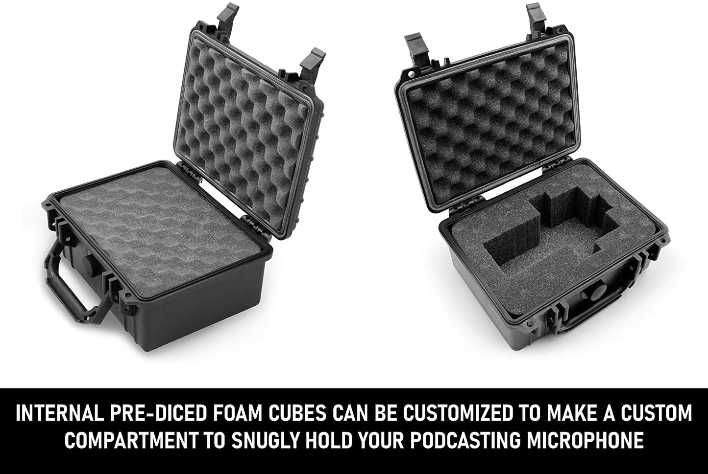 Waterproof Case Compatible With Rode Podmic Podcasting Microphone Pod Mic