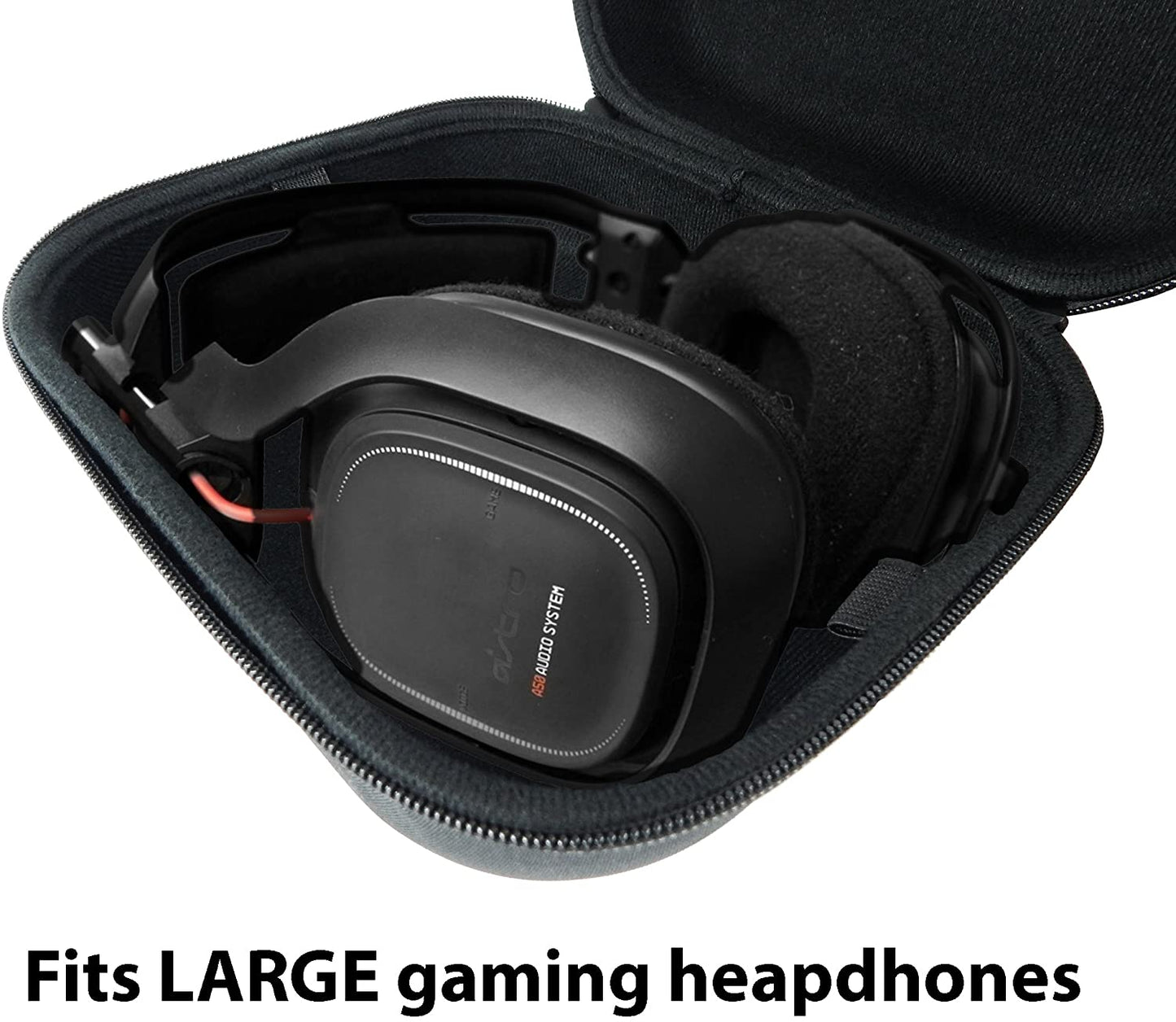 PC Gaming Headset Case Compatible with Kingston HyperX Cloud II, Flight S, Stinger, Revolver S, Cloud Alpha and More Gaming Headsets