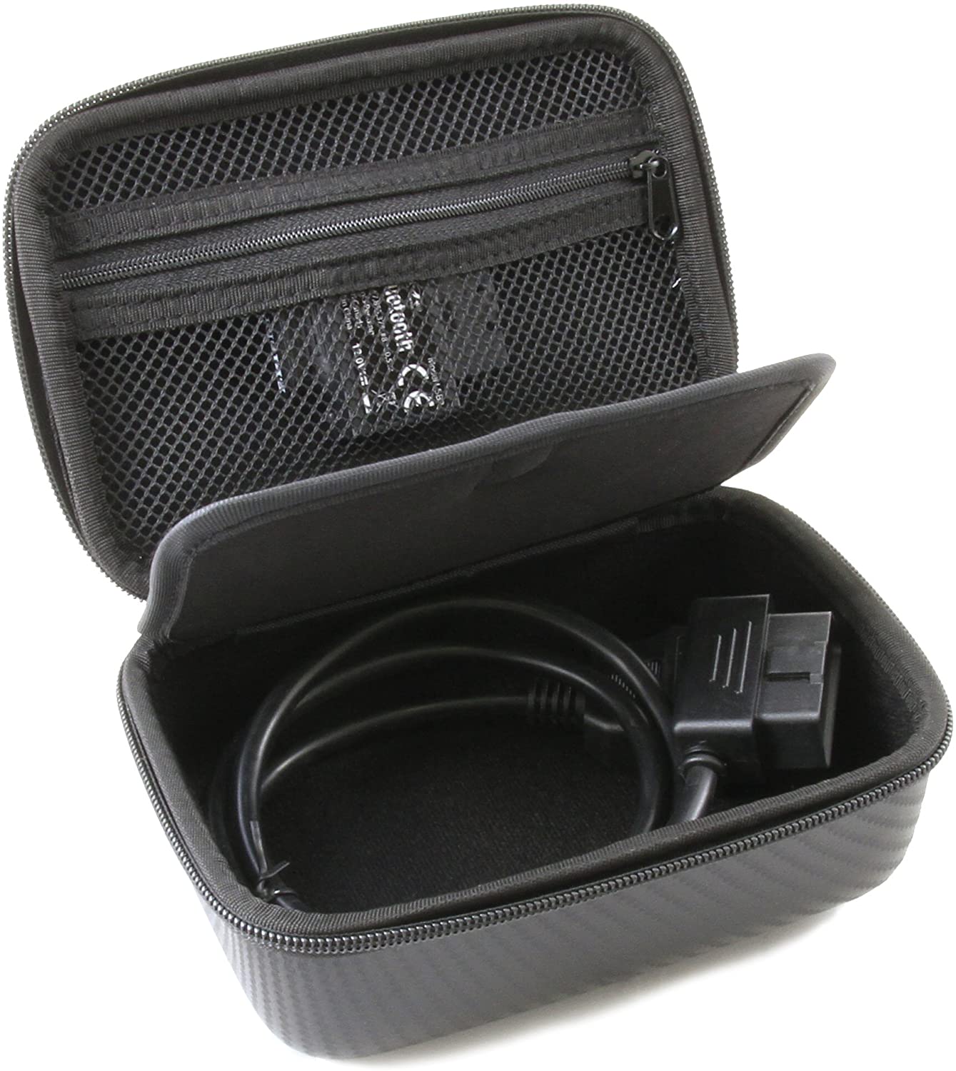 Compact Storage Case Compatible with BlueDriver Bluetooth OBD2 Scan Tool - Durable EVA Protection with Cable Storage & Universal Compatibility