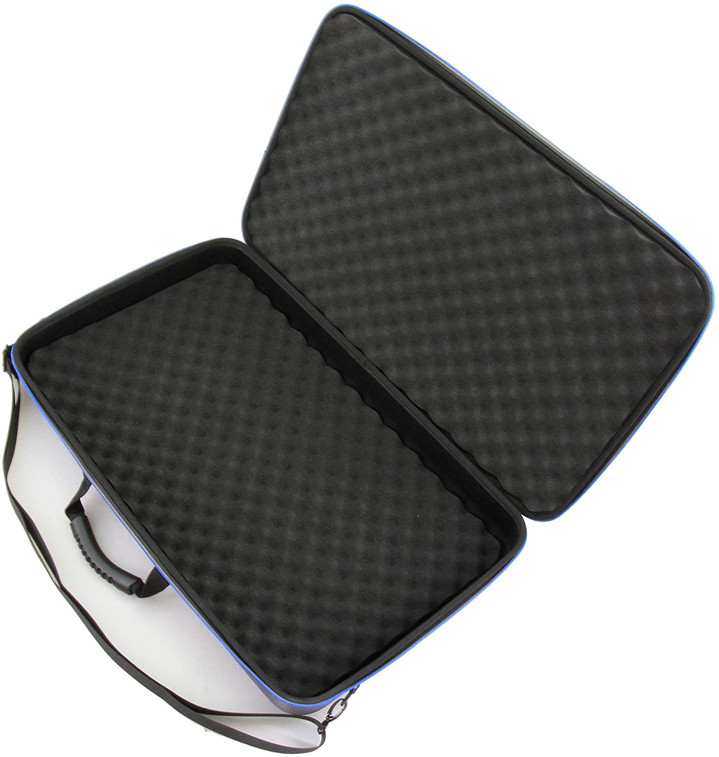 DJ Controller Case Compatible with Pioneer DDJ-SR/DDJ-REV1/FLX4 Mixing Console - EVA Protection with Padded Foam and Adjustable Shoulder Strap