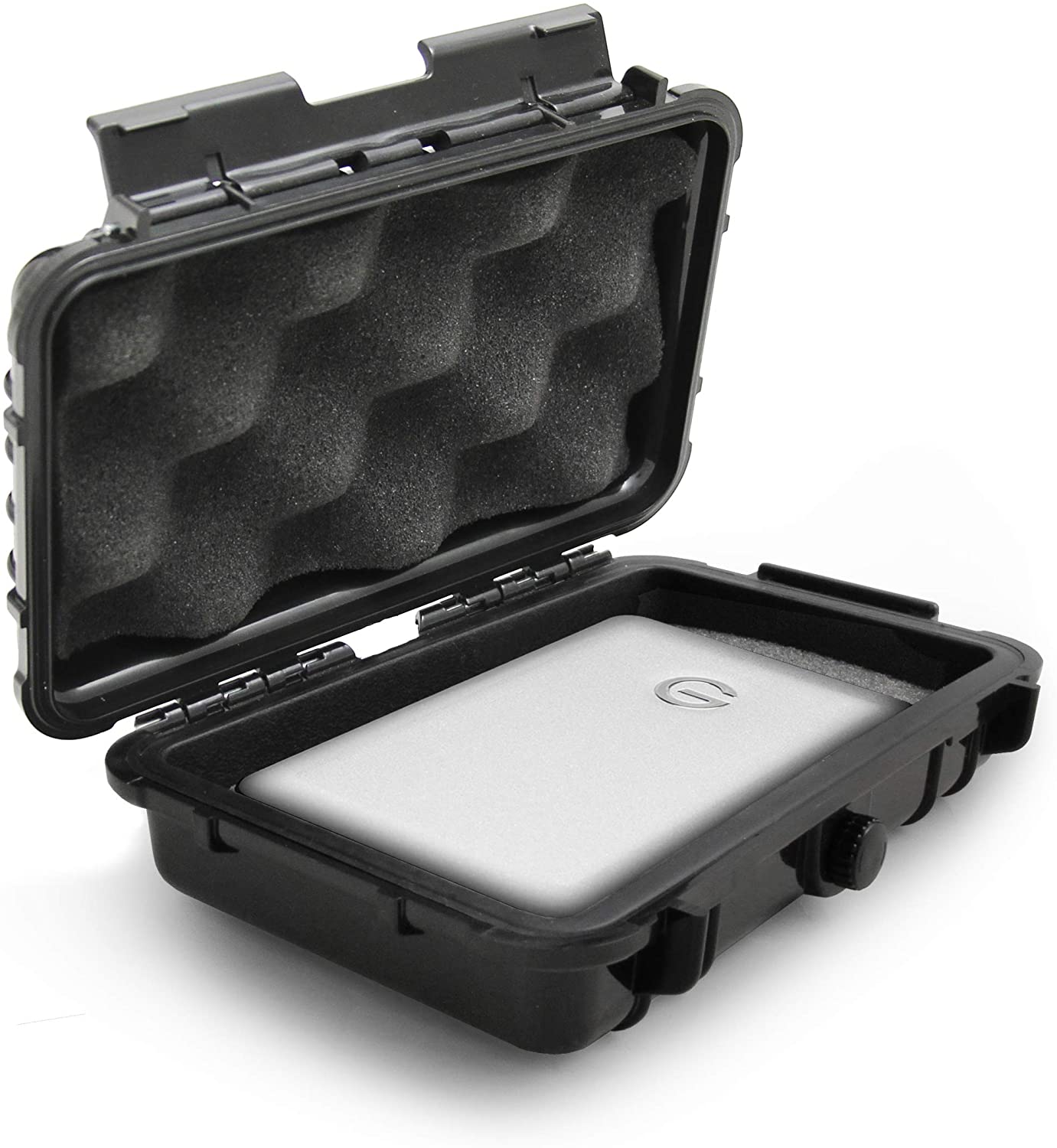 Waterproof External Hard Drive Travel Case Compatible with GTechnology GDrive Mobile 1tb, 2tb, 4tb USB 3.0 and USB C Portable Hard Drives
