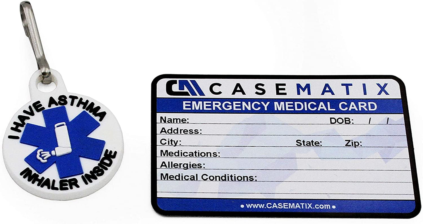 Insulated Travel Bag Case for Children and Adults Compatible with Inhalers, Epipens and Other Medical Devices- Includes Case Only with Mylar Lining