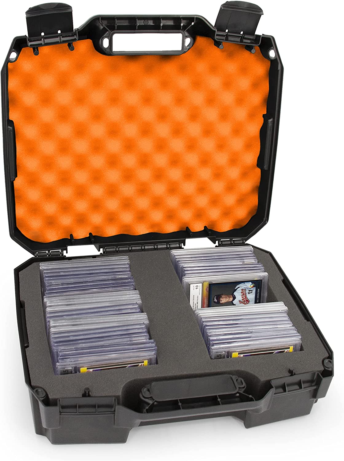 Graded Card Storage Box Compatible with 60+ BGS PSA SGC FGS Graded Sports Cards